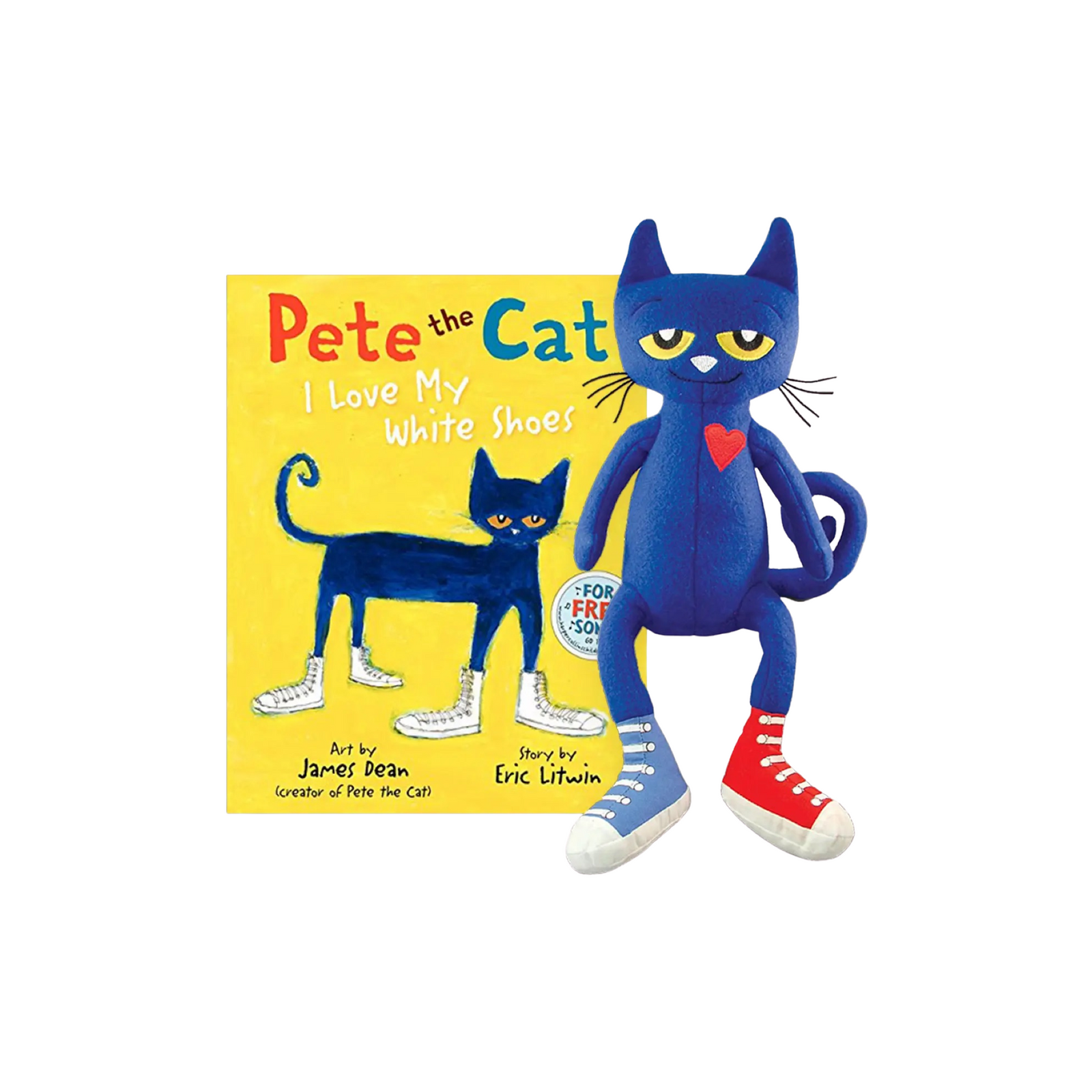 Pete The Cat Plush With Hardcover Book