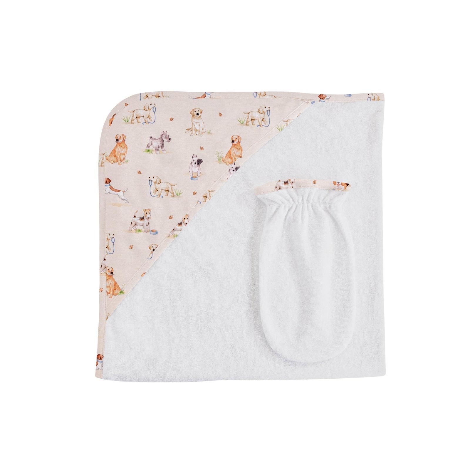 Pima Cotton Hooded Towel & Mitt Sets