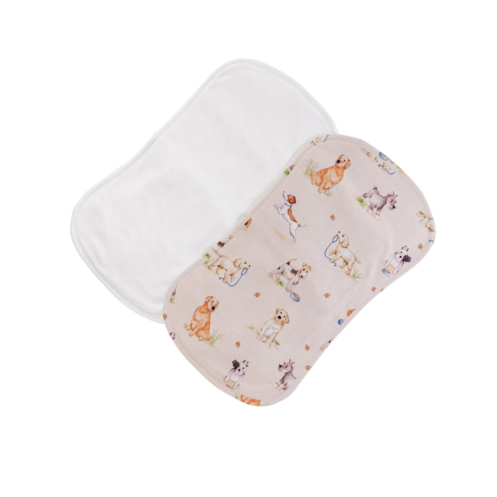 Printed Pima Cotton 2-Piece Burp Cloth Sets