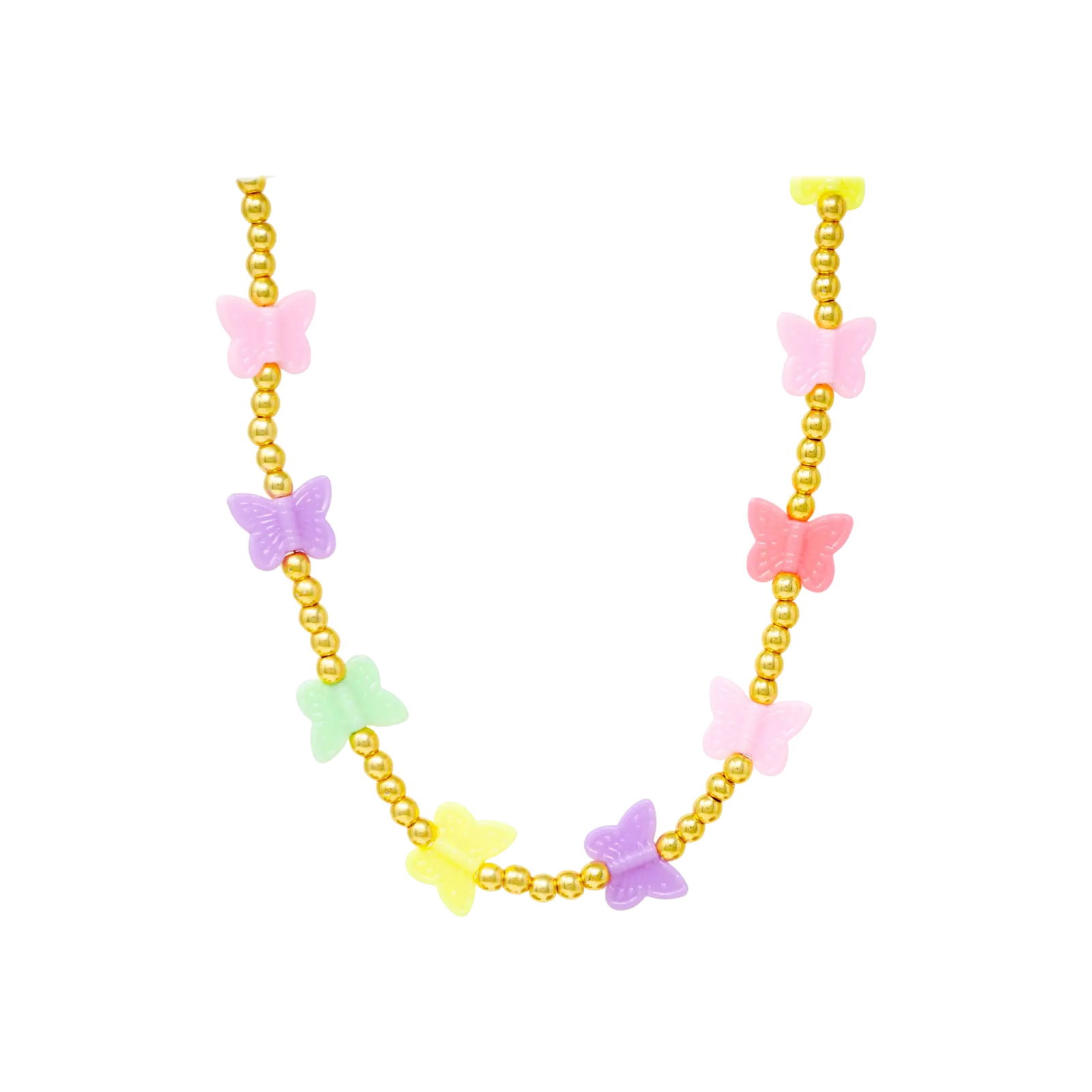 Butterfly Bead Necklace