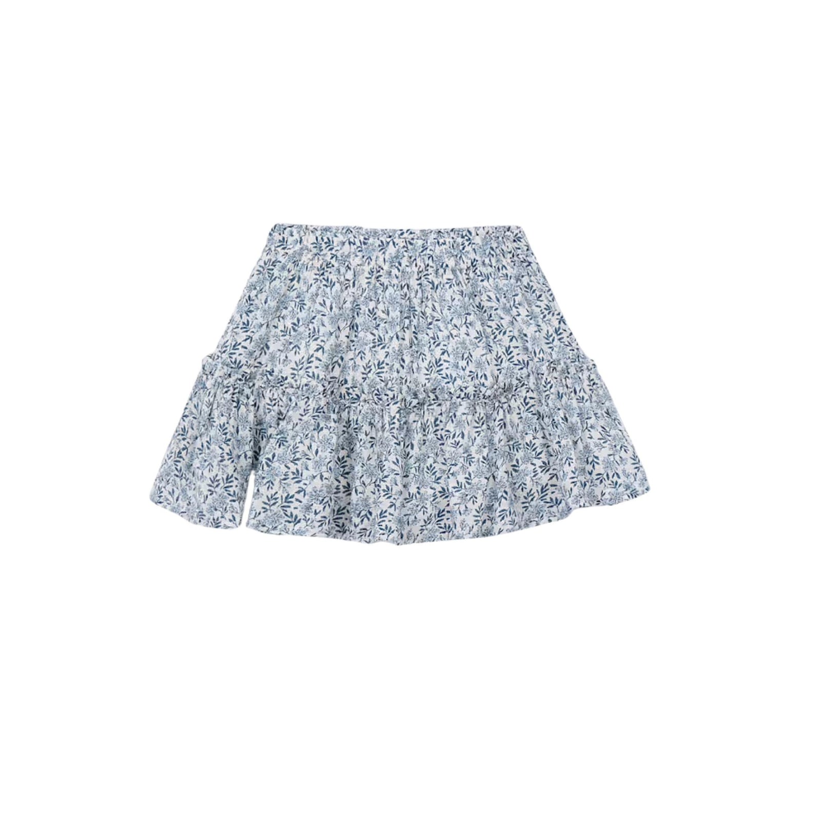 Girls’ Floral Print Ruffle Skirts