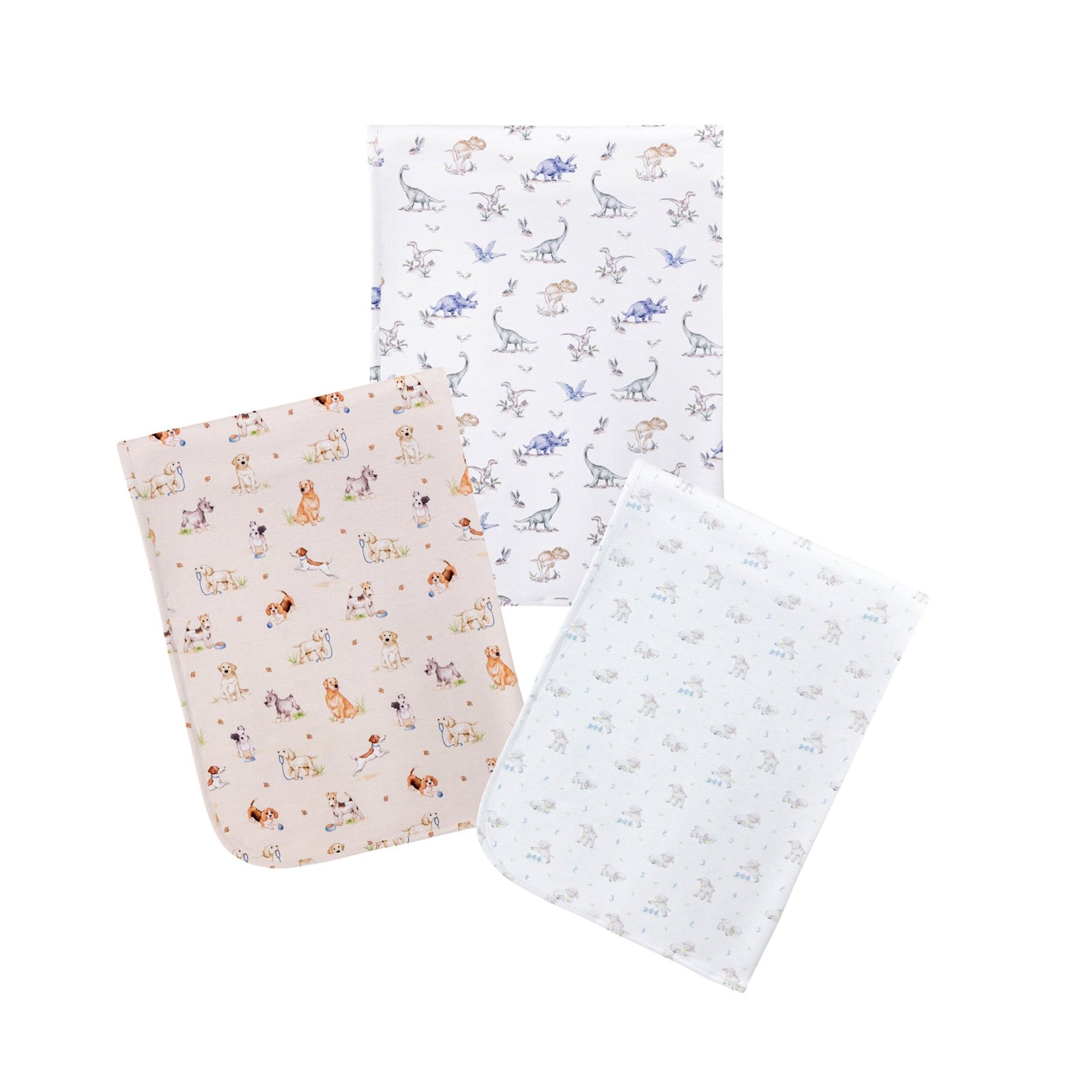 Printed Pima Cotton Receiving Blankets