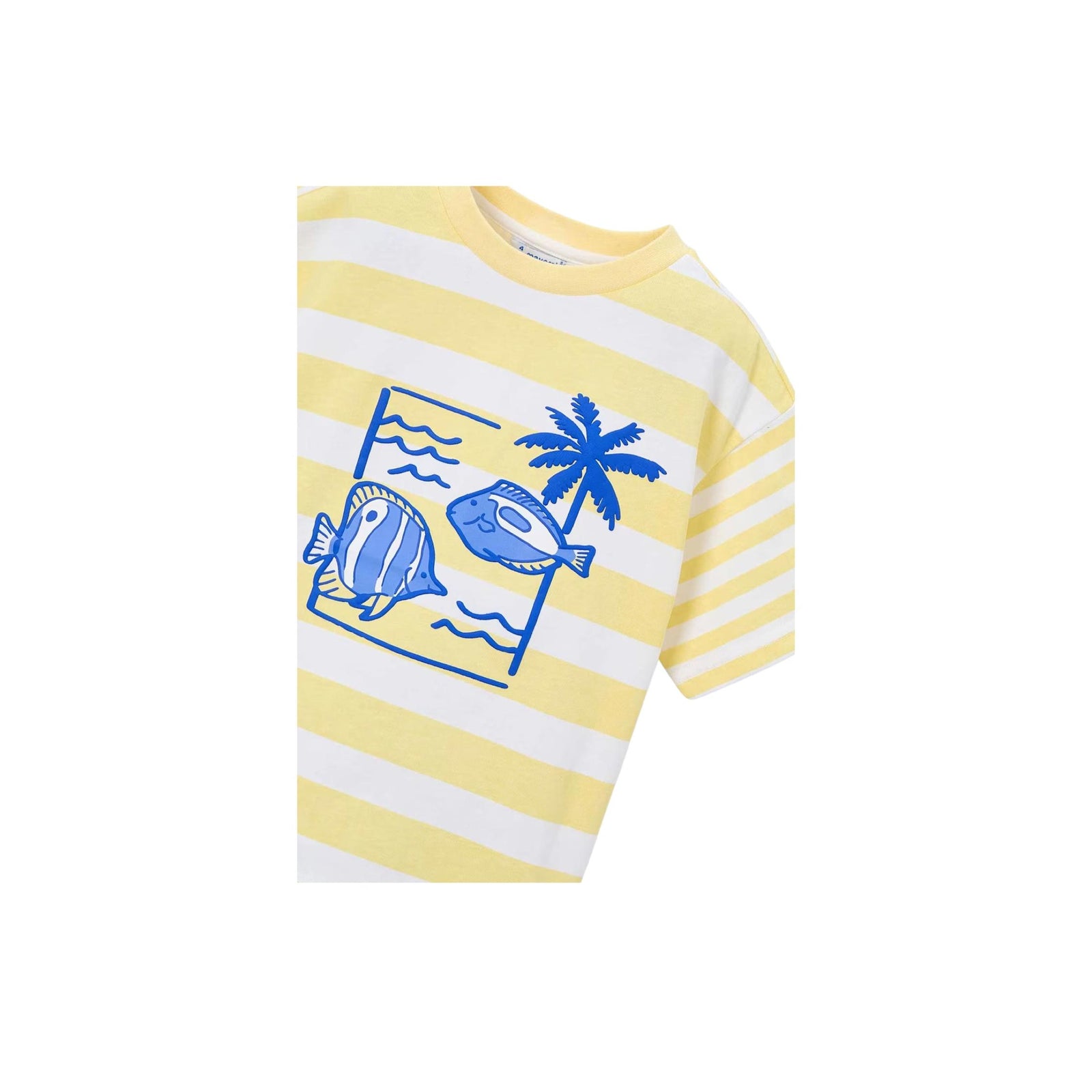 Boys’ Sea Graphic Striped T-Shirt