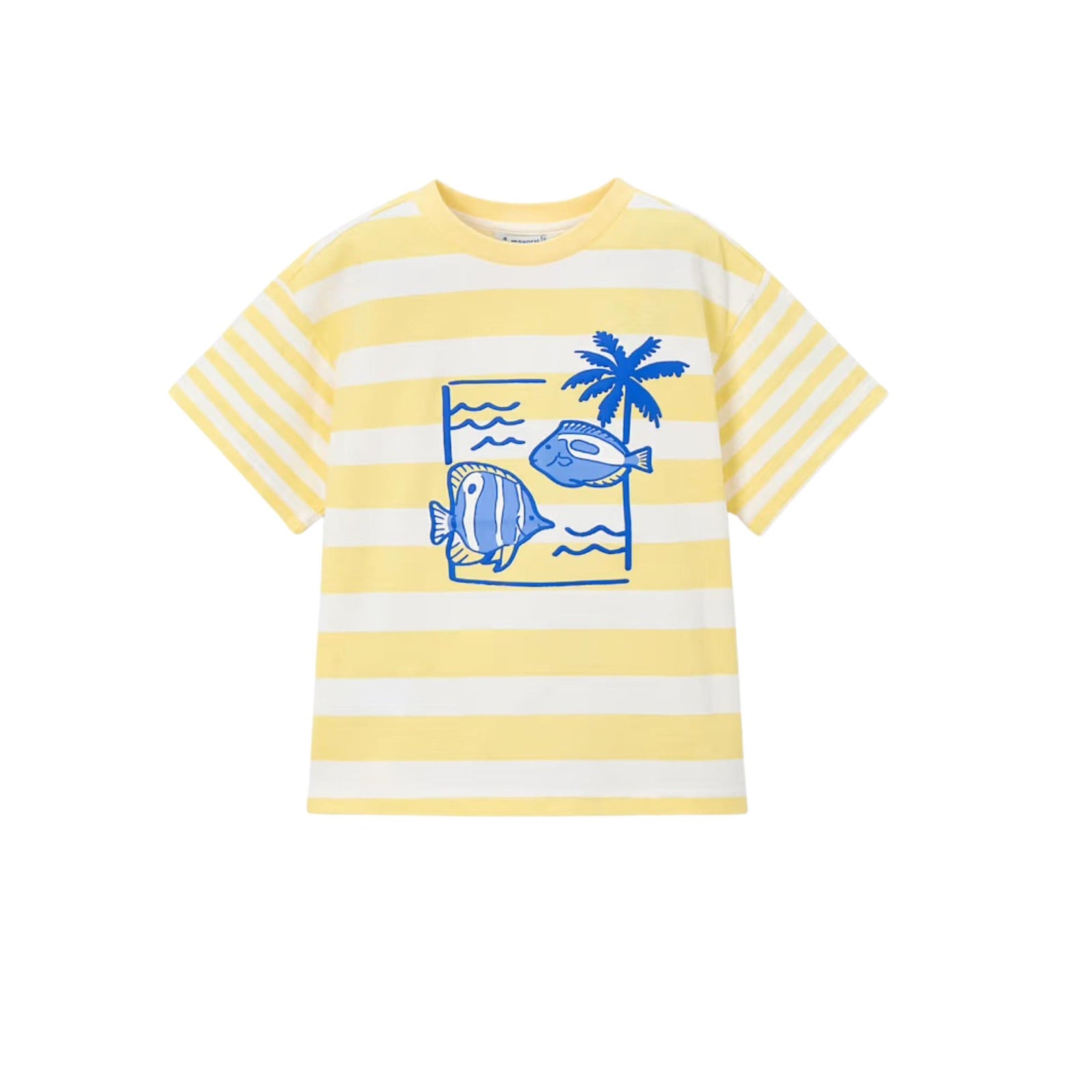 Boys’ Sea Graphic Striped T-Shirt