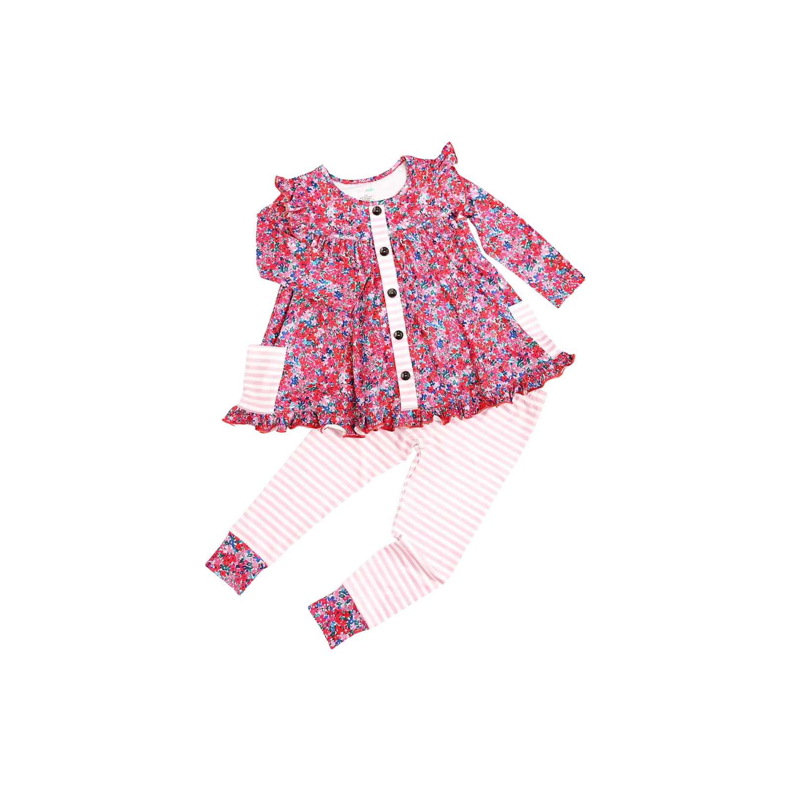 Juliette Peplum Valentine's Day Top & Legging Set