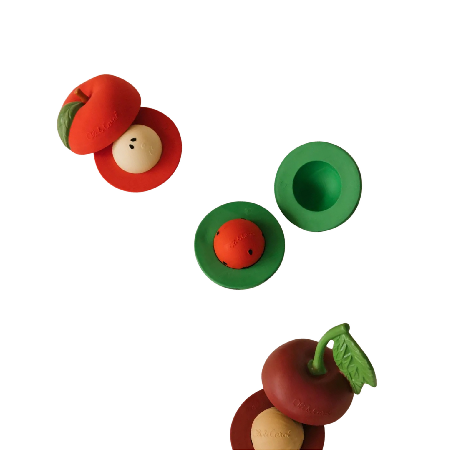 Apple Stacking Toy & Rattle Ball