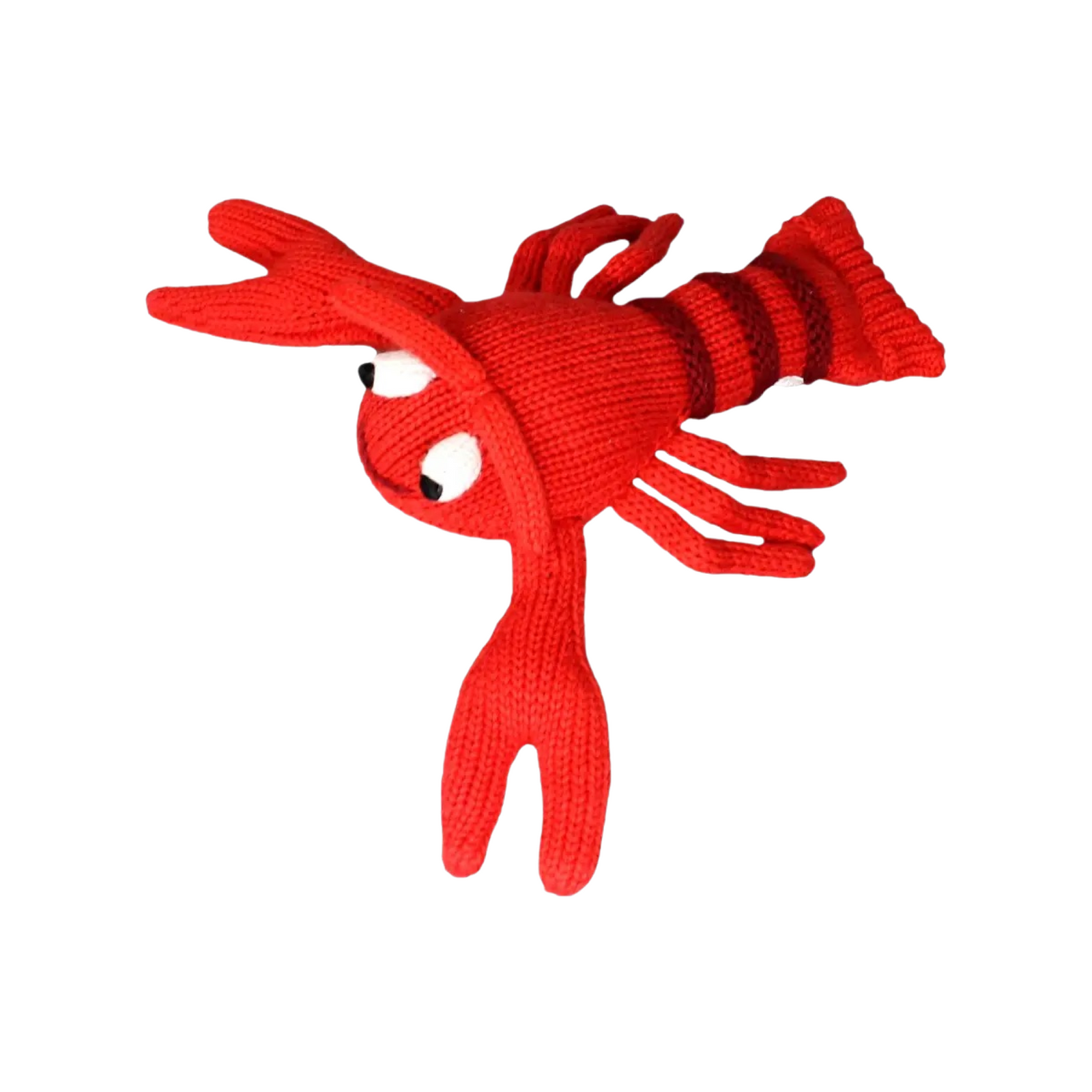 Larry The Lobster Knit Rattle