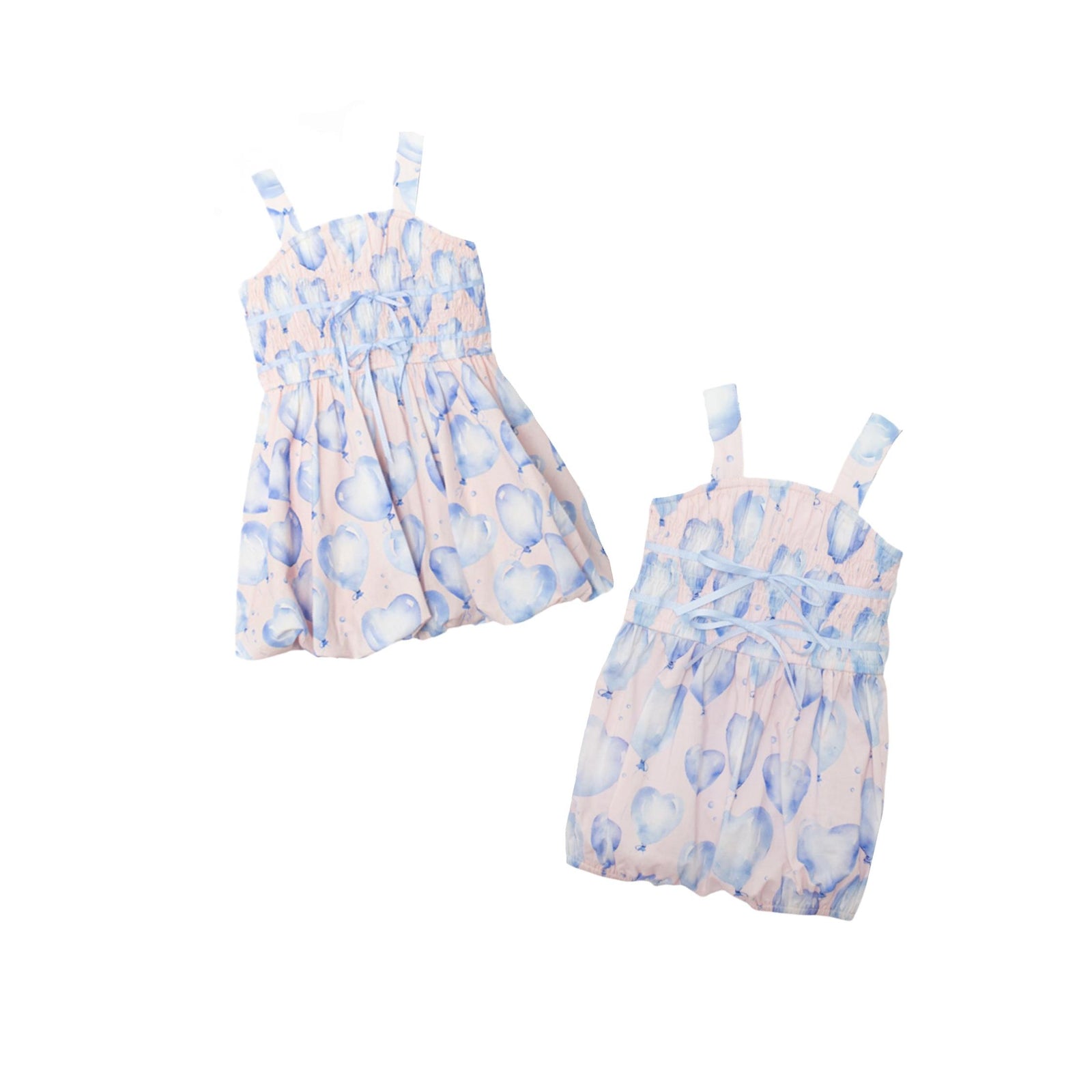 Up and Away Baby Girl Romper