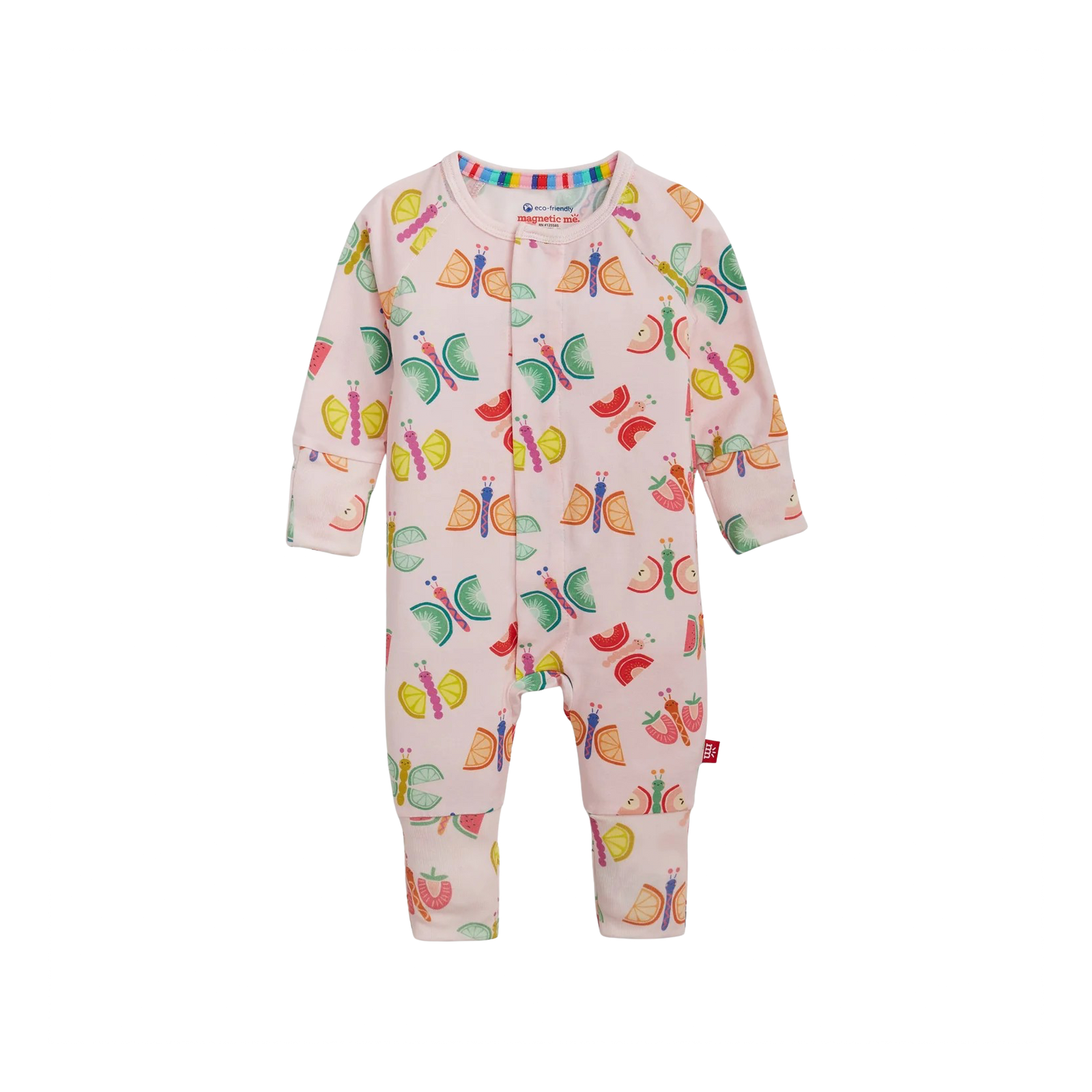 Fruit Flies Convertible Magnetic Closure Romper