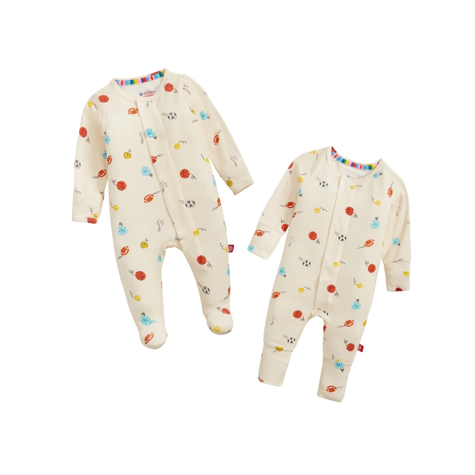 Little Baller Convertible Magnetic Closure Romper