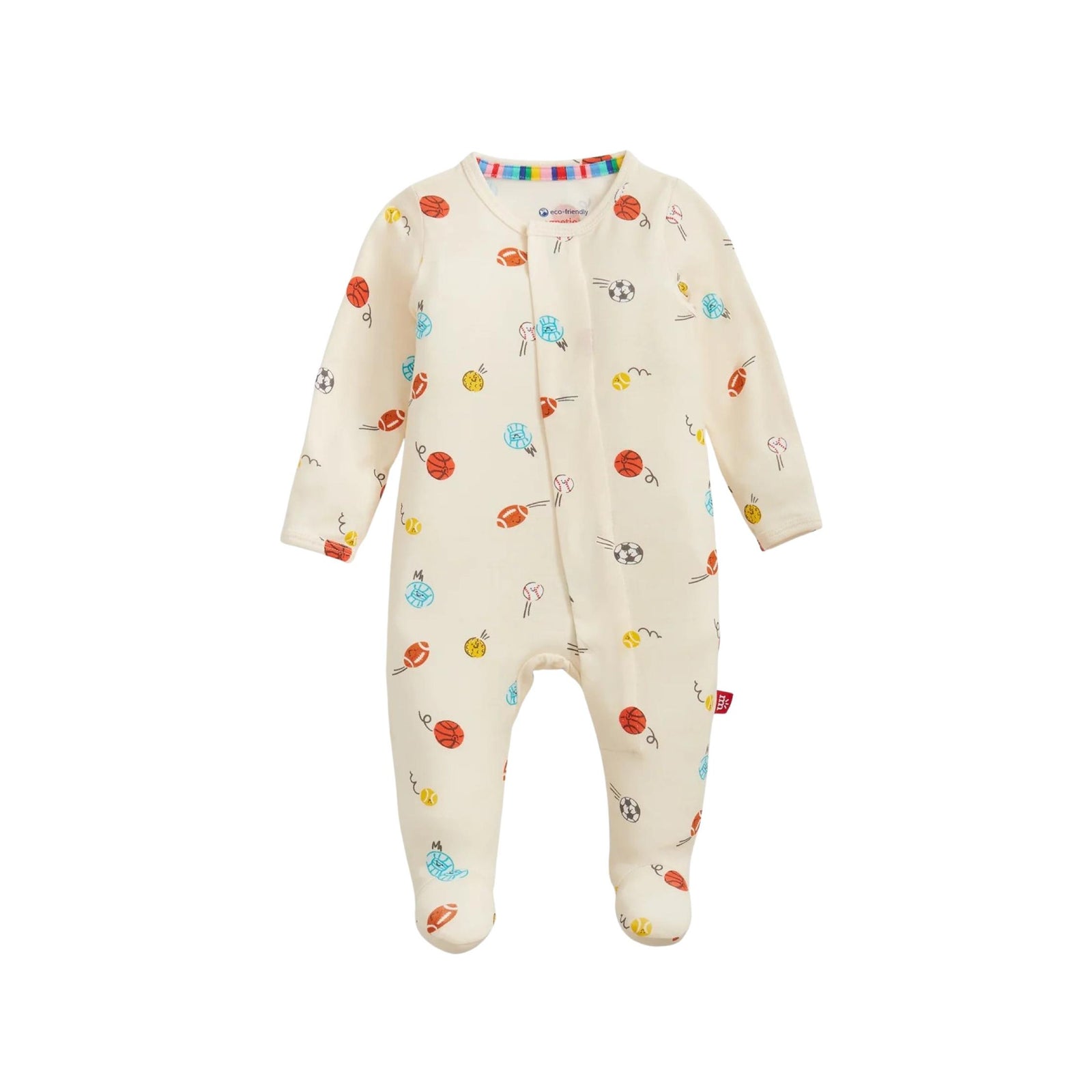 Little Baller Magnetic Closure Footie