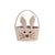 Seagrass Bunny Face Basket with Tail