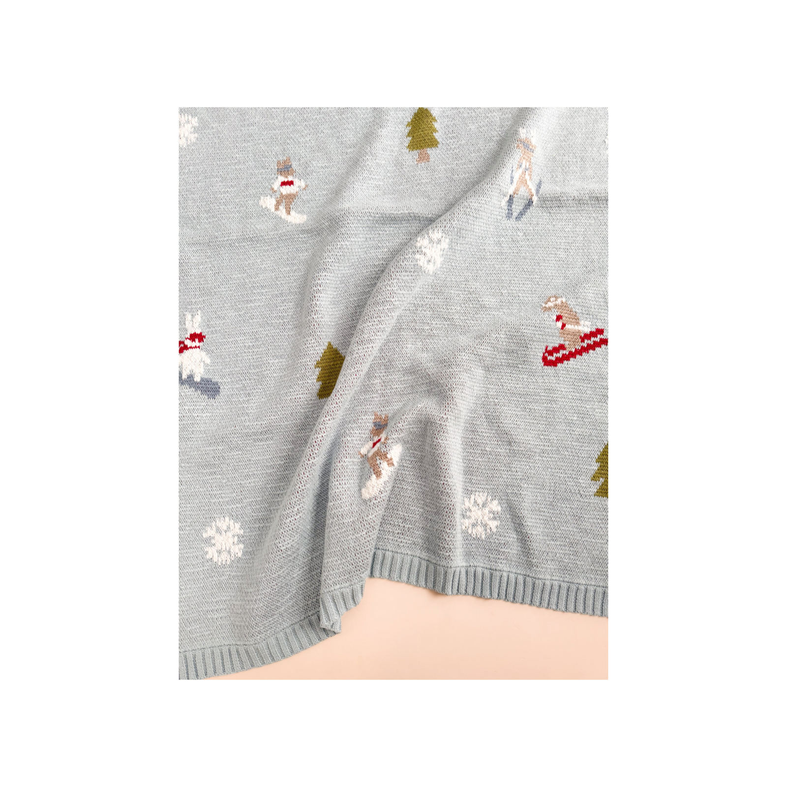 Ski & Snowboard Cotton Blanket