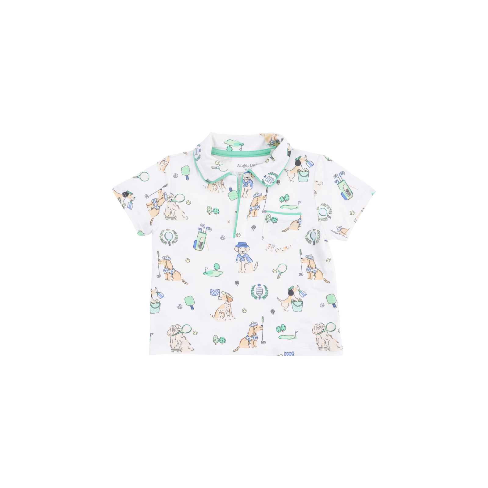 (CC) Country Club Dogs Neutral Polo & Casual Short