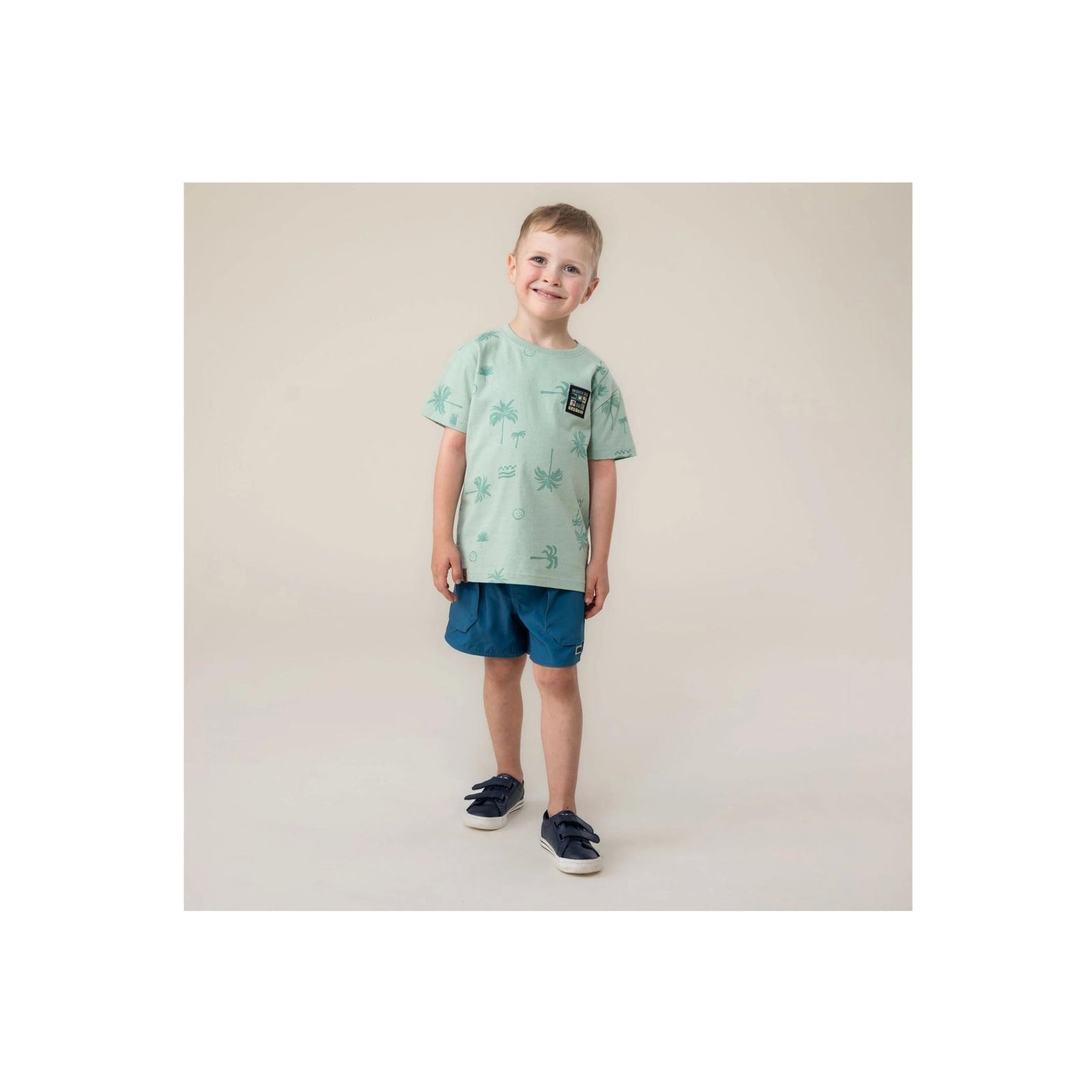 Boys’ Teal Bermuda Shorts