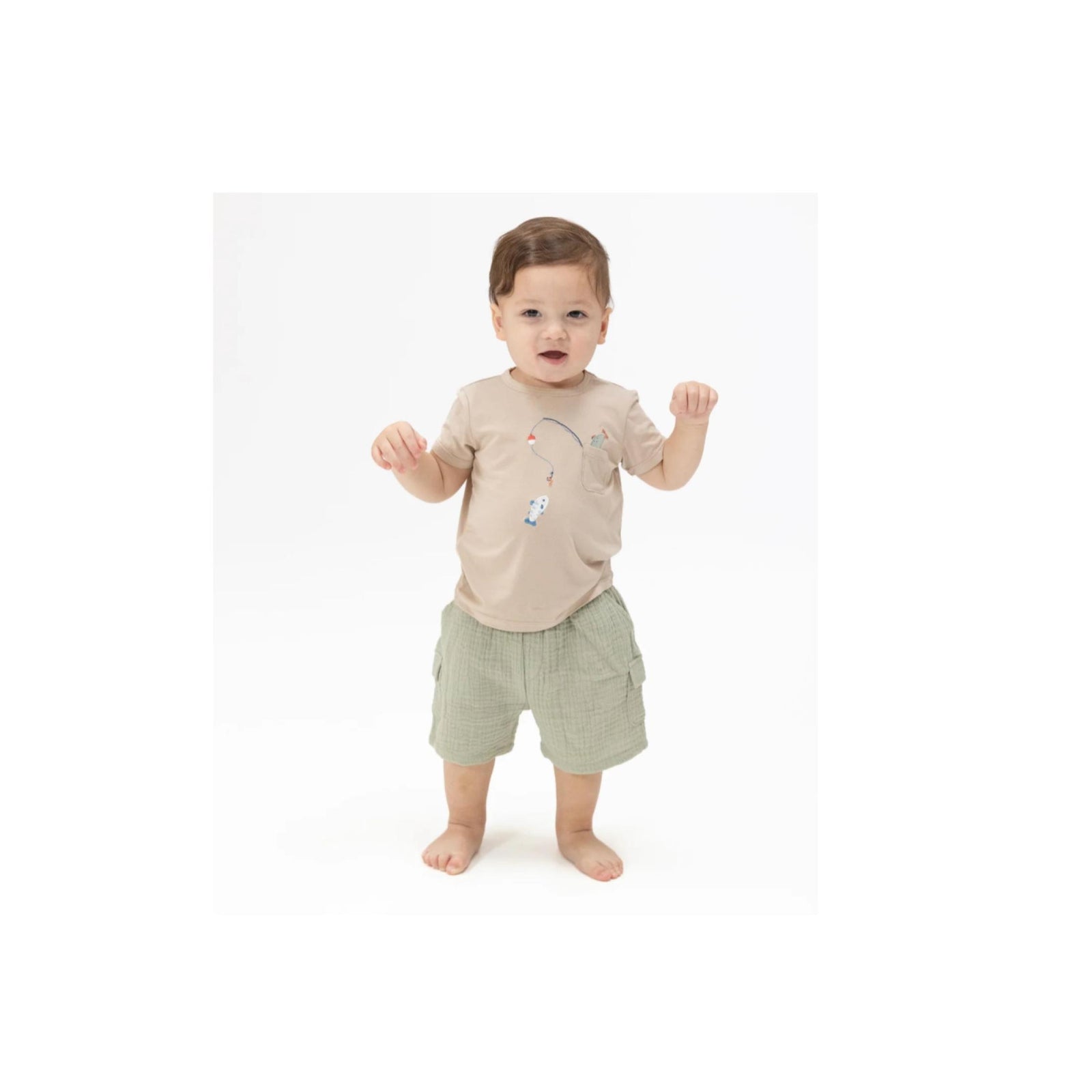 Gone Fishing T-Shirt & Cargo Shorts