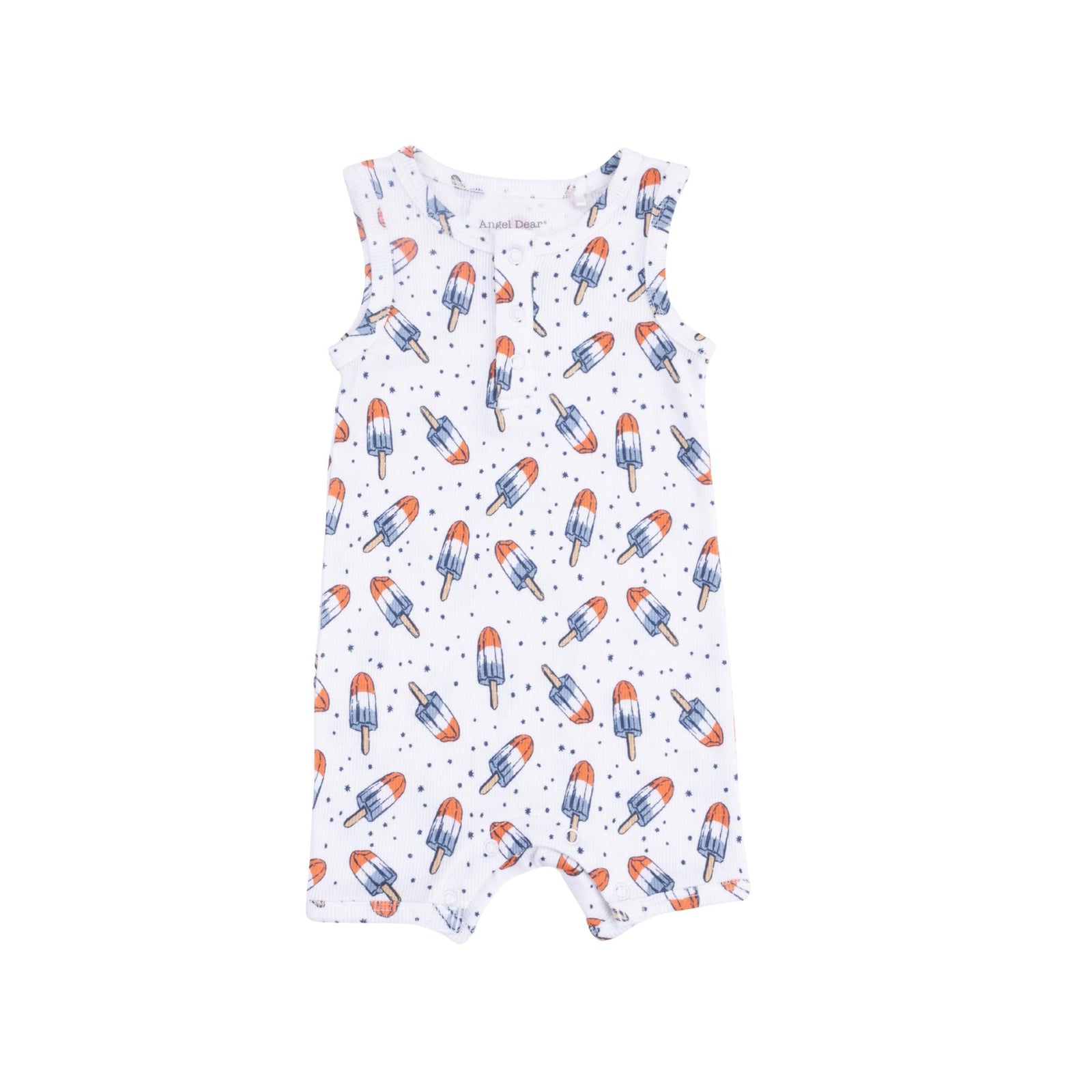 Baby Boy Astro Pop Henley Shortie Romper