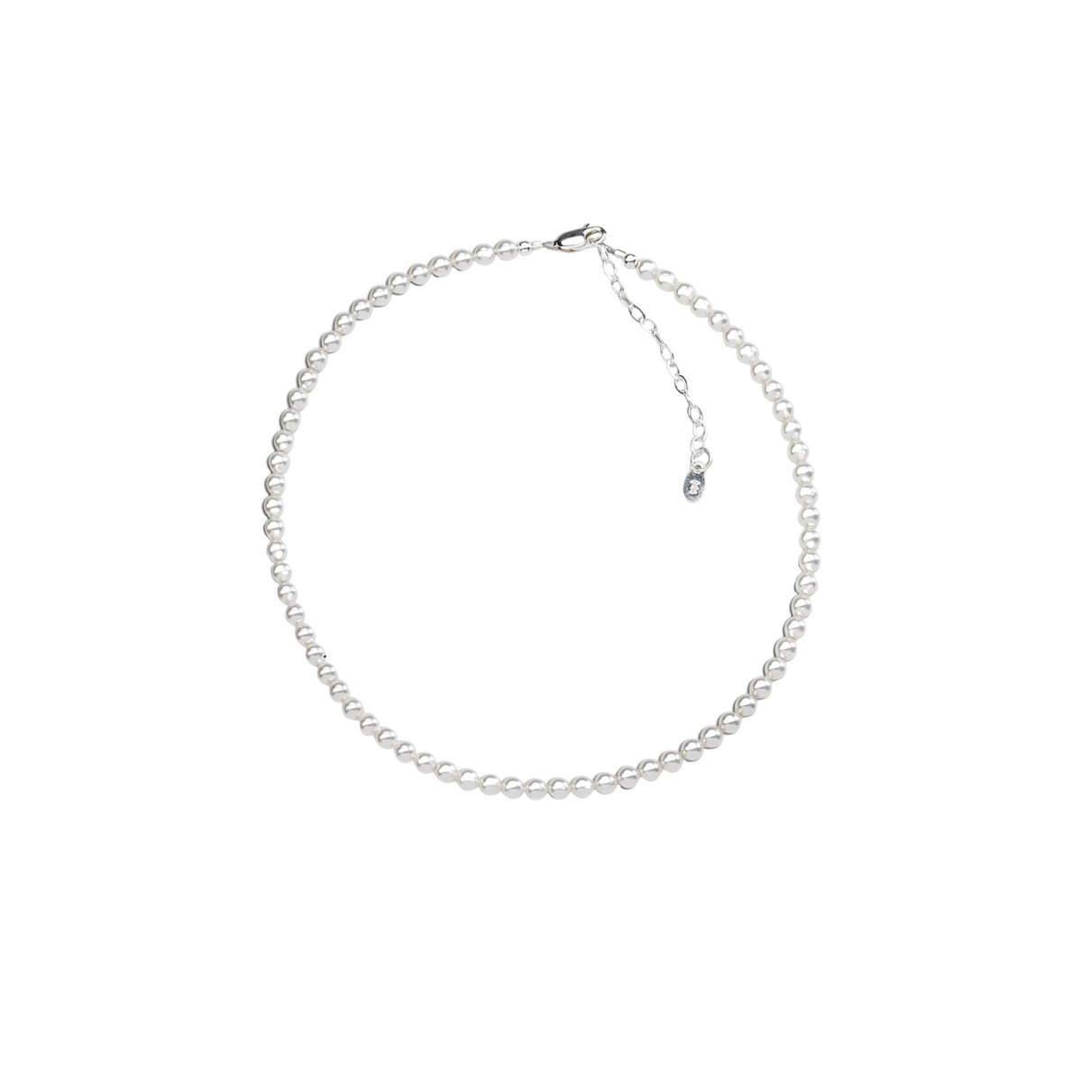 Sterling Silver Serenity Pearl Necklace