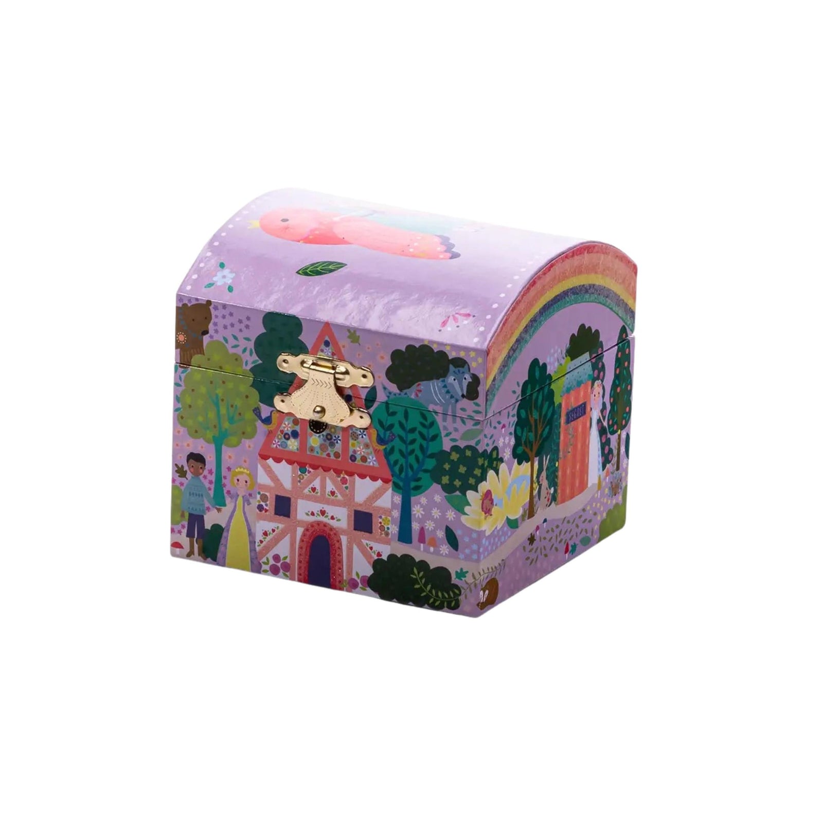 Fairy Tale Small Dome Musical Jewelry Box