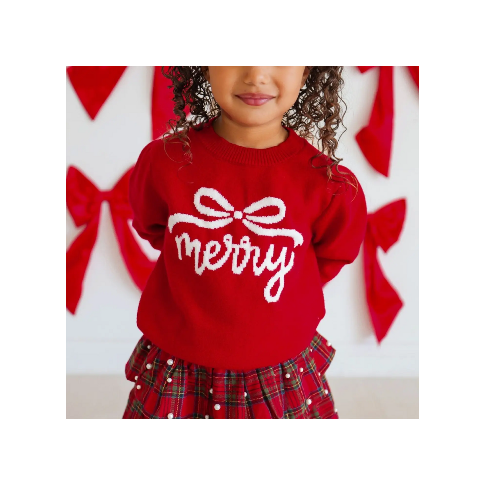 Merry Bow Christmas Sweater