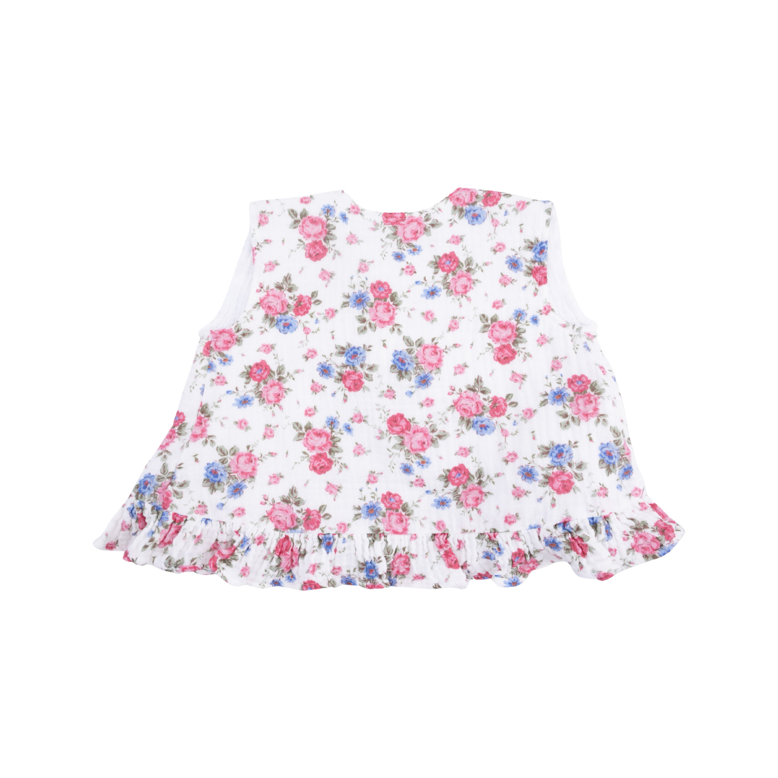 Cabbage Roses Ruffle Back Top & Bloomer