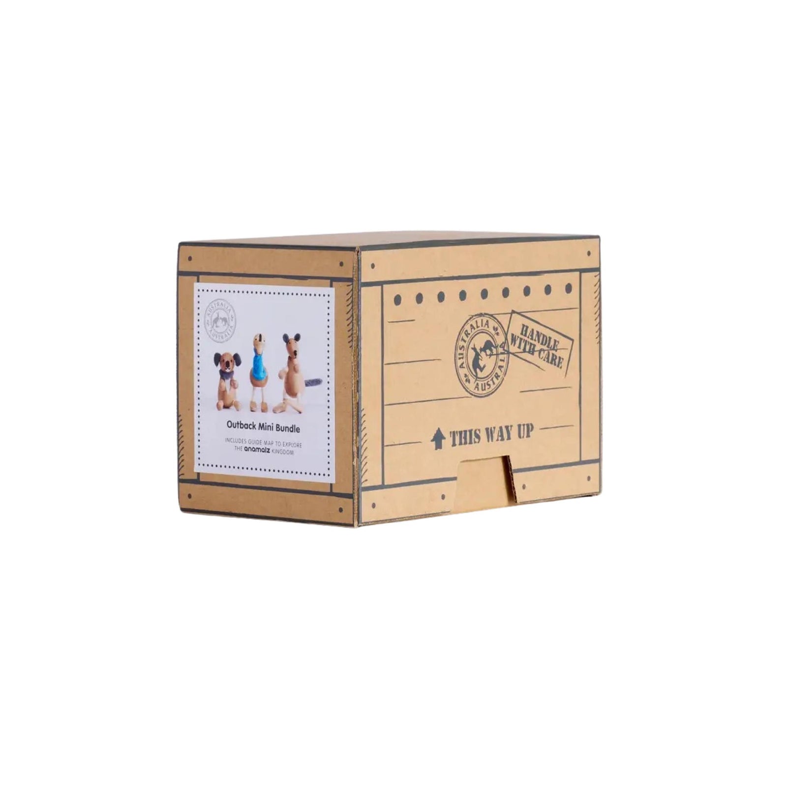 Outback Wooden Animal Mini Bundle in Gift Crate