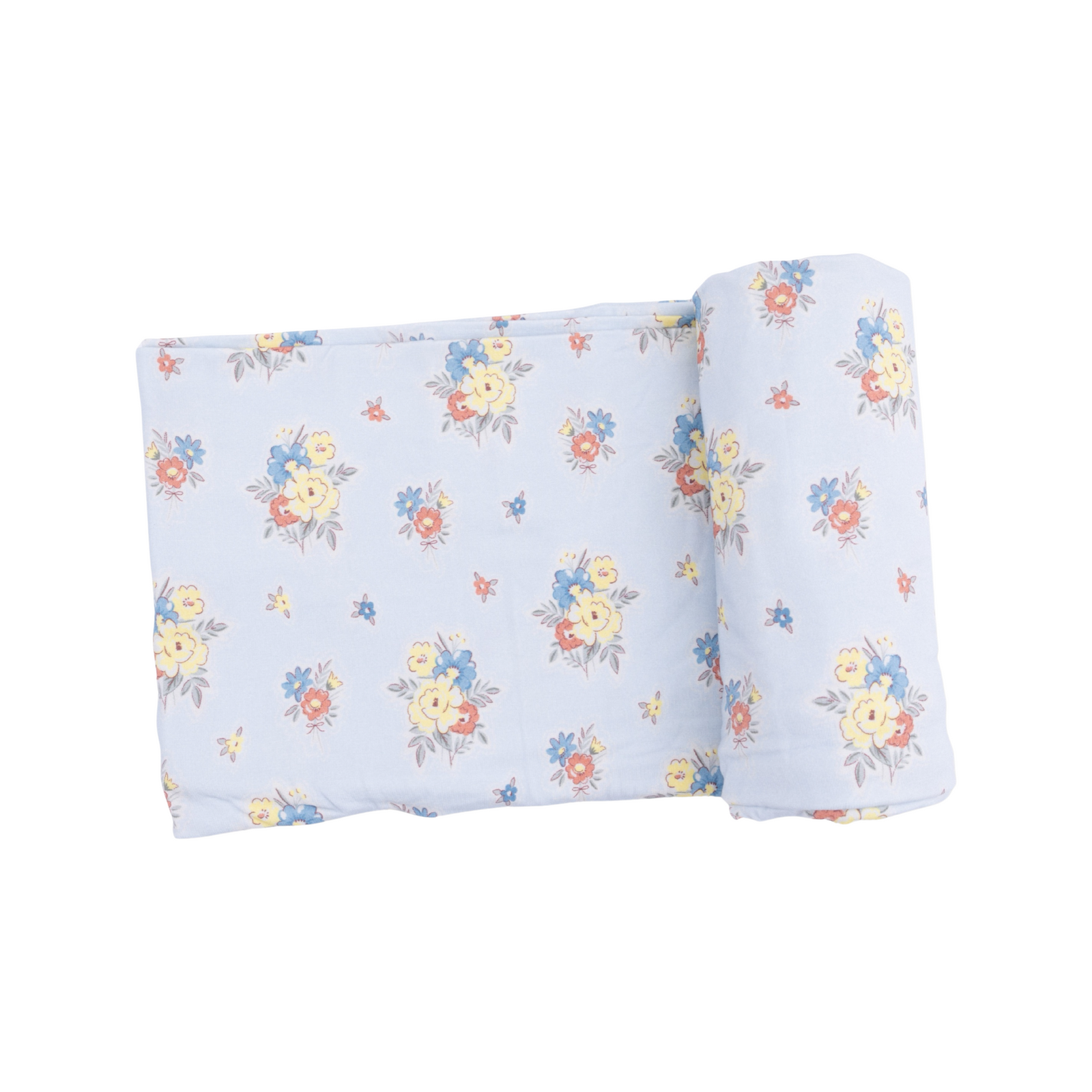 Country Stitch Floral Swaddle Blanket