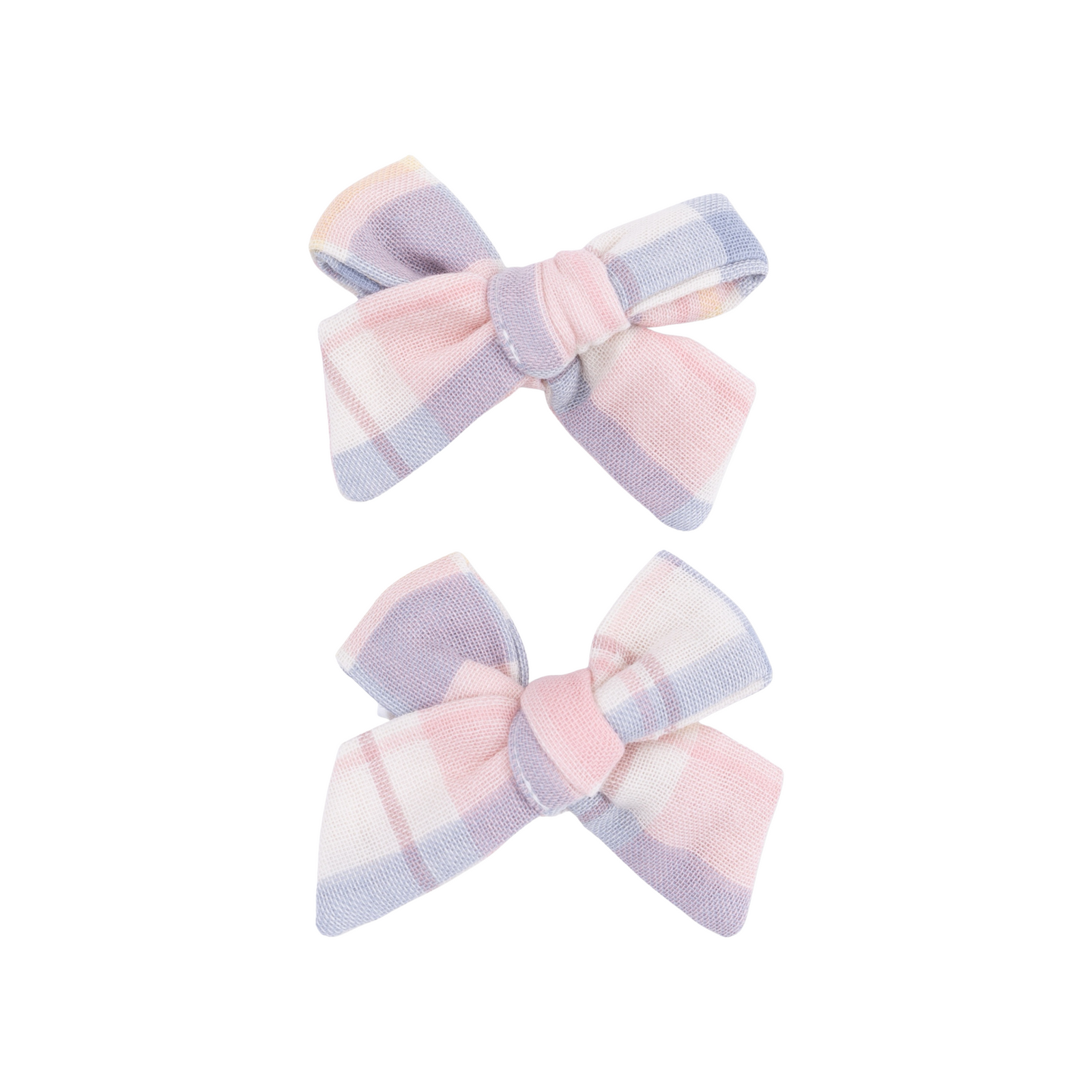 Dusty Plaid 2Pk Bows