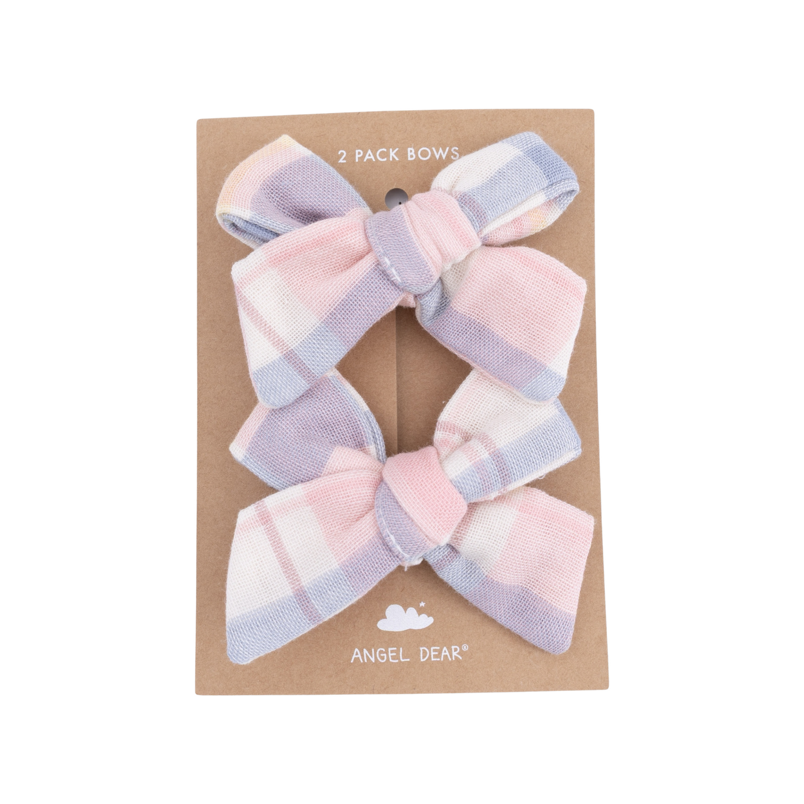 Dusty Plaid 2Pk Bows