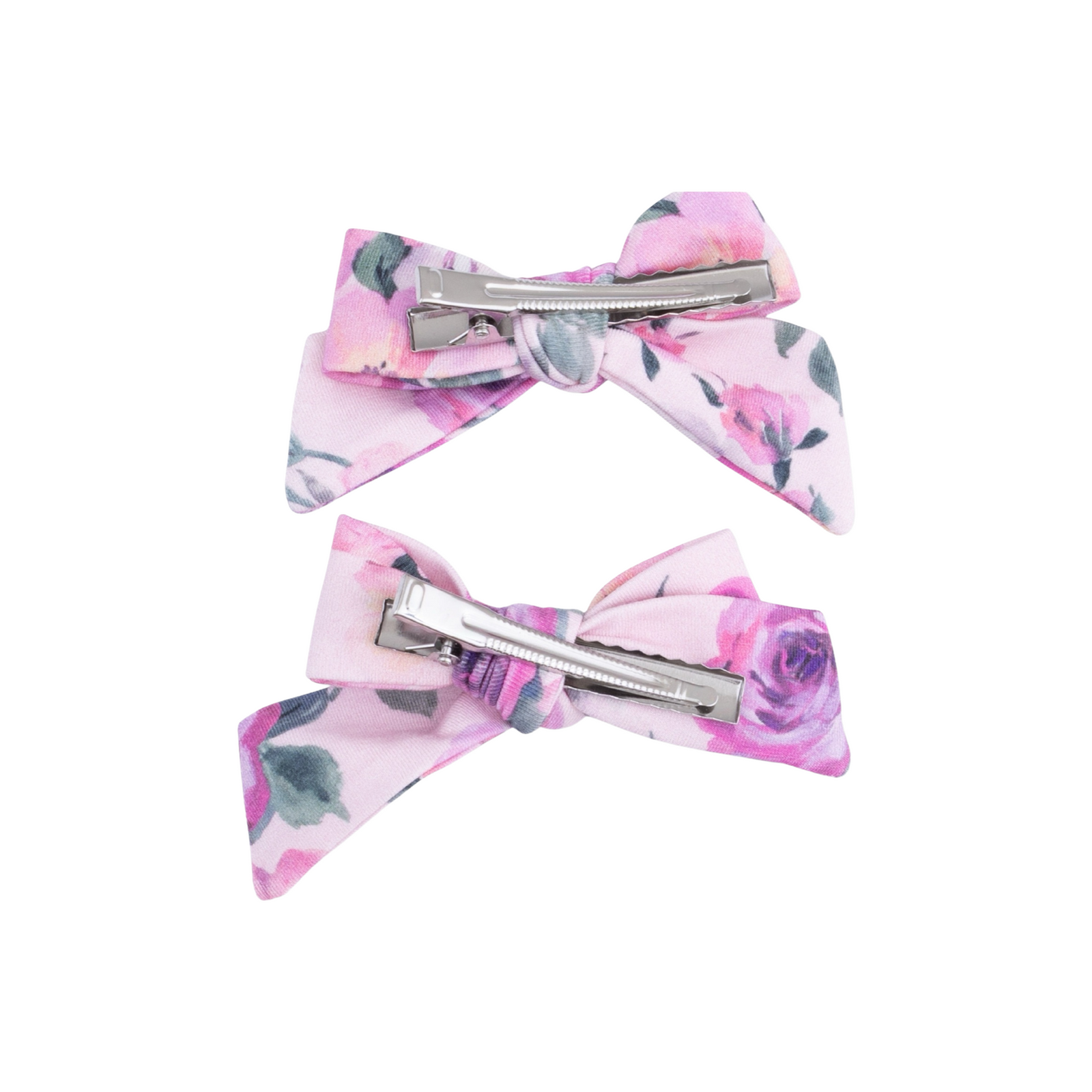 Rose Abundance 2Pk Bow Clips
