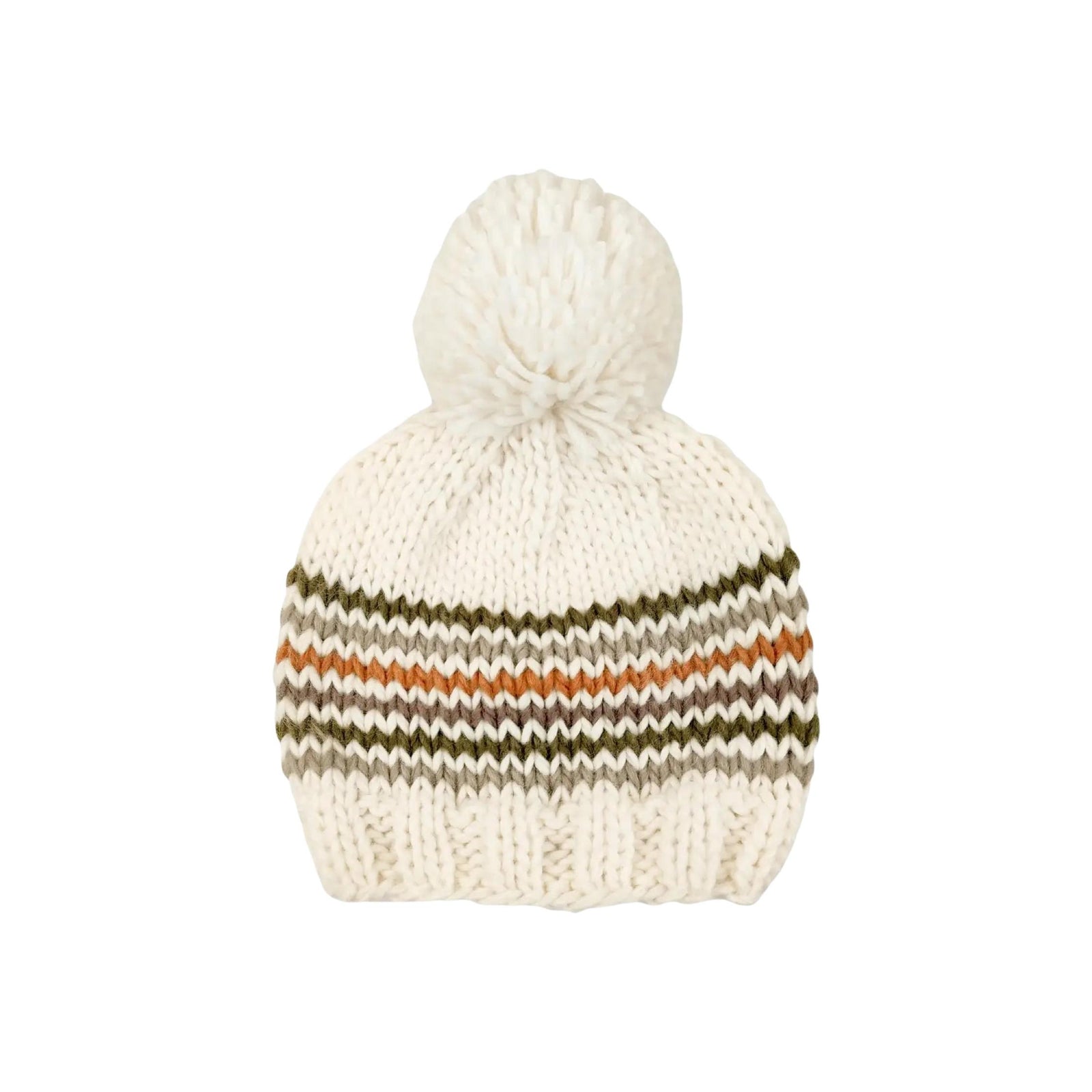 Woodland Stripe Hand Knit Hat