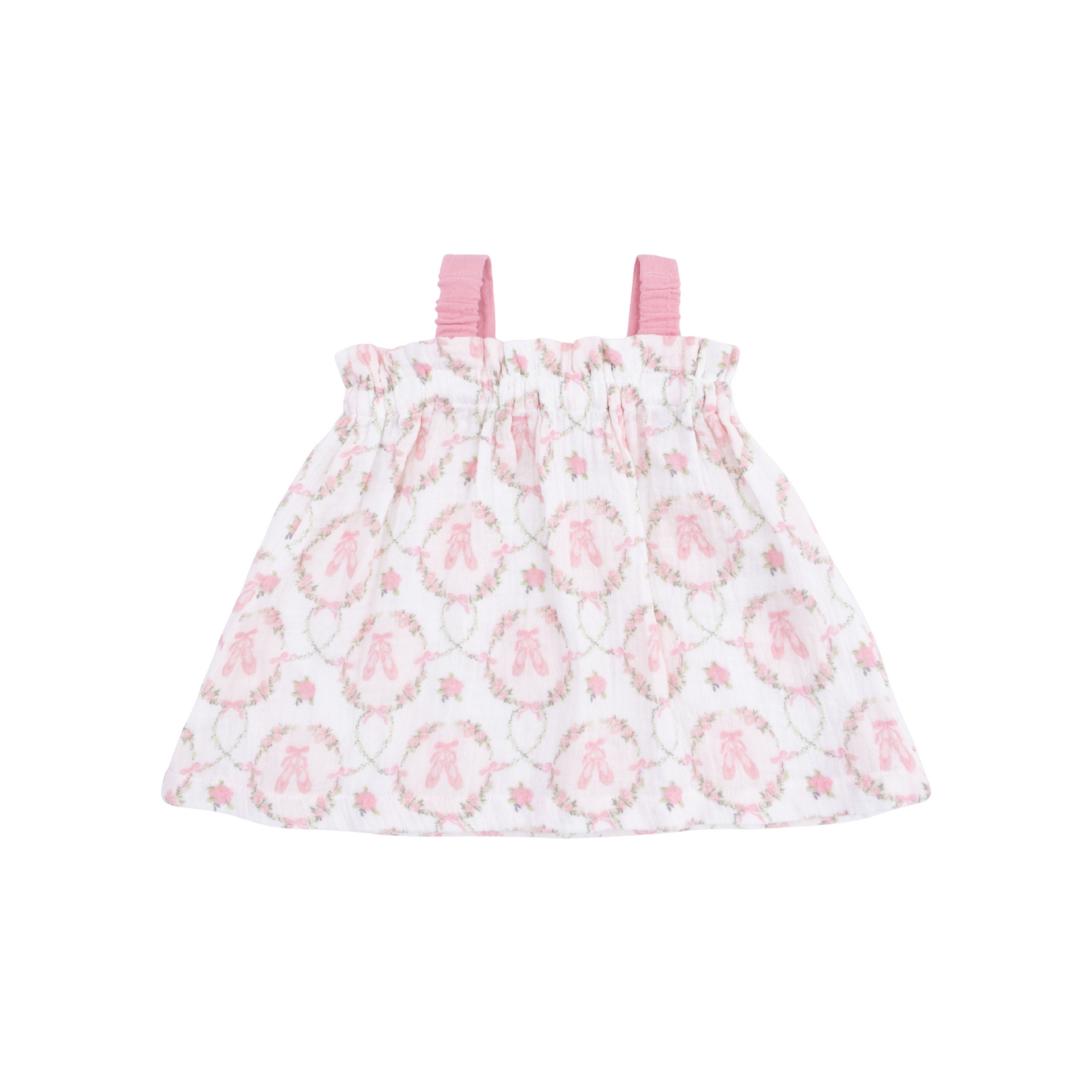 Cameo Ballet Shoes Top with Bows & Ruffle Leg Bloomer Set