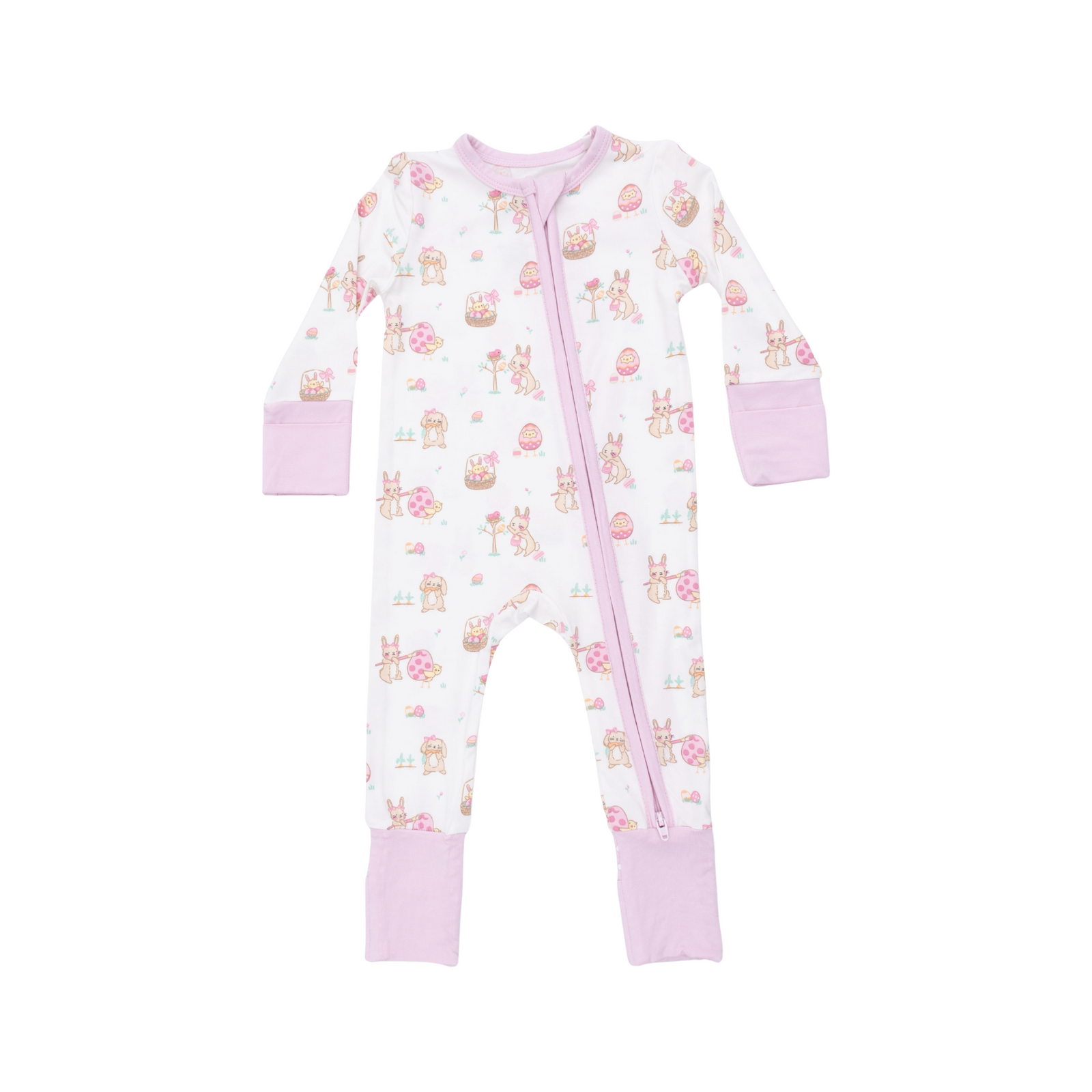 Easter Egg Hunt Pink Convertible Romper
