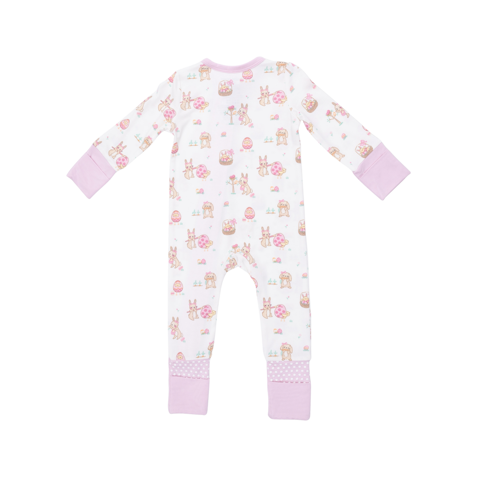 Easter Egg Hunt Pink Convertible Romper