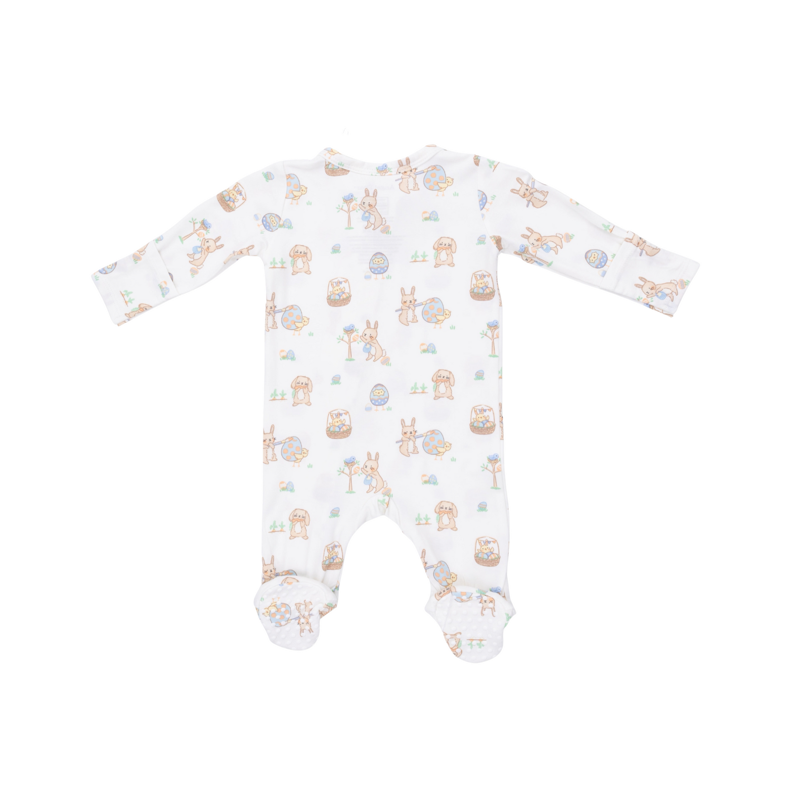 Easter Egg Hunt 2-Way Zipper Footie Neutral