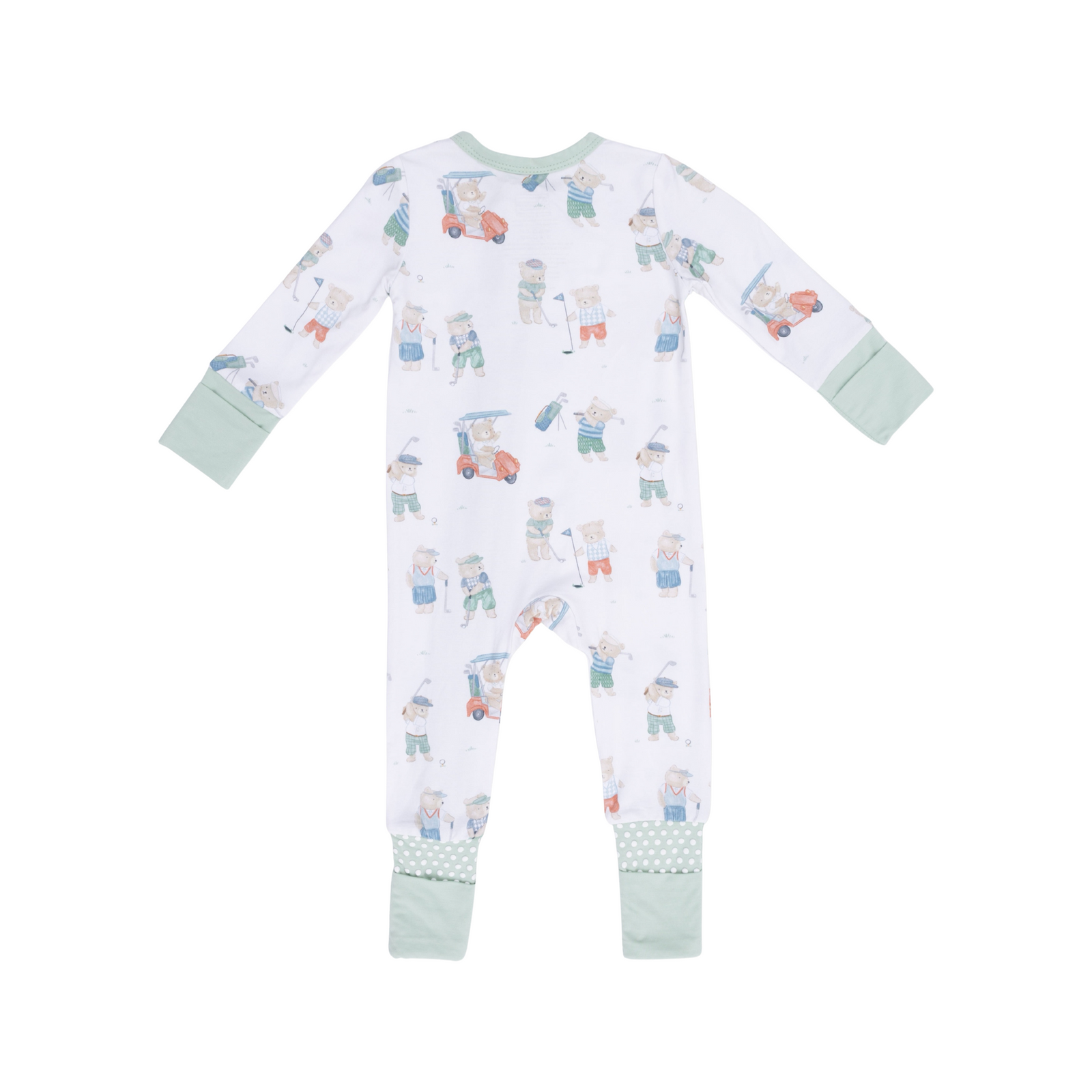 Golfing Teddy Bears Convertible Romper