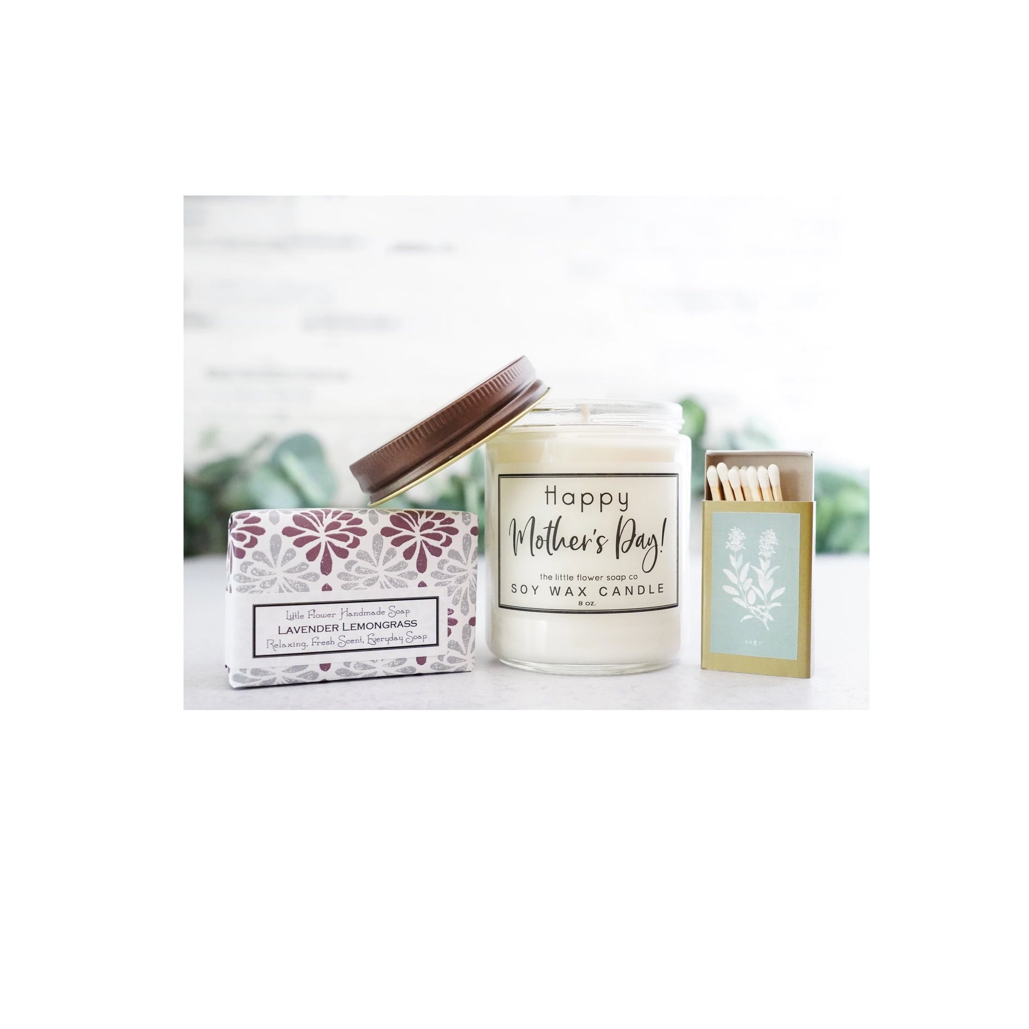 Soap & Candle Gift Boxed Set