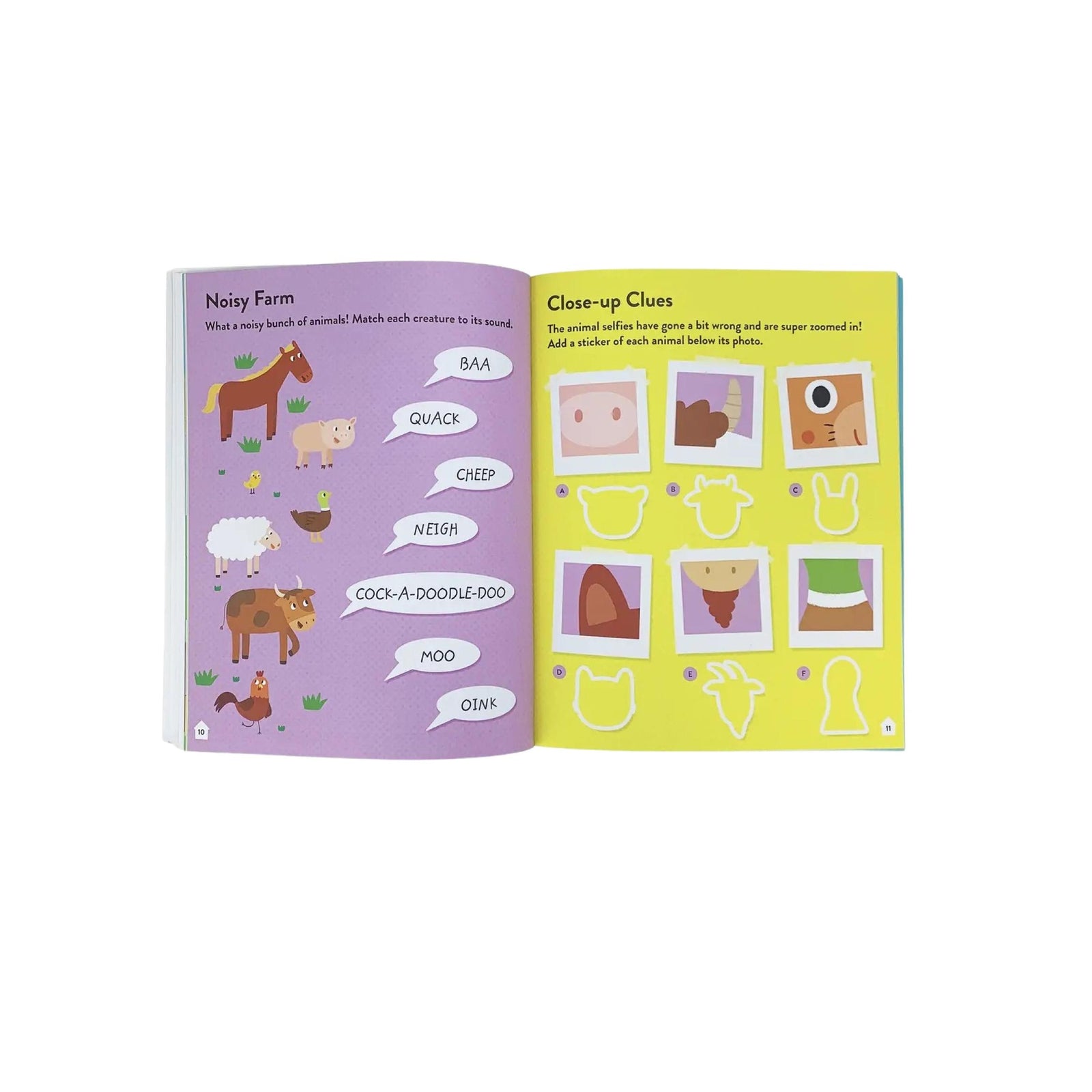 Farmyard Friends Book & Crayon Set