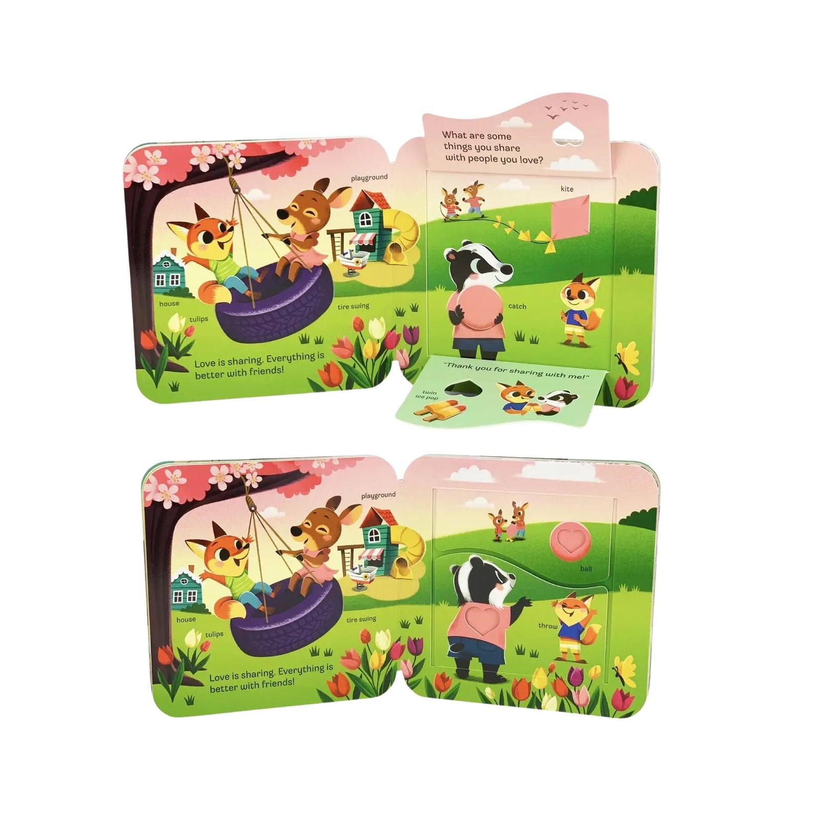 Peek-A-Flap Love Board Book