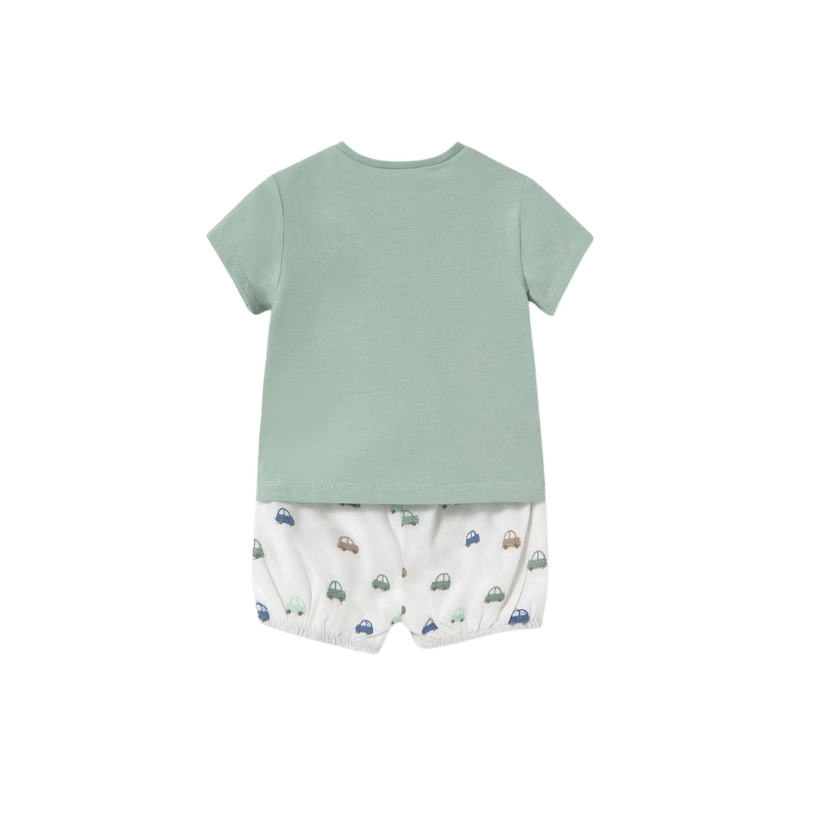 Car Motif T-Shirt with Matching Bloomer Shorts