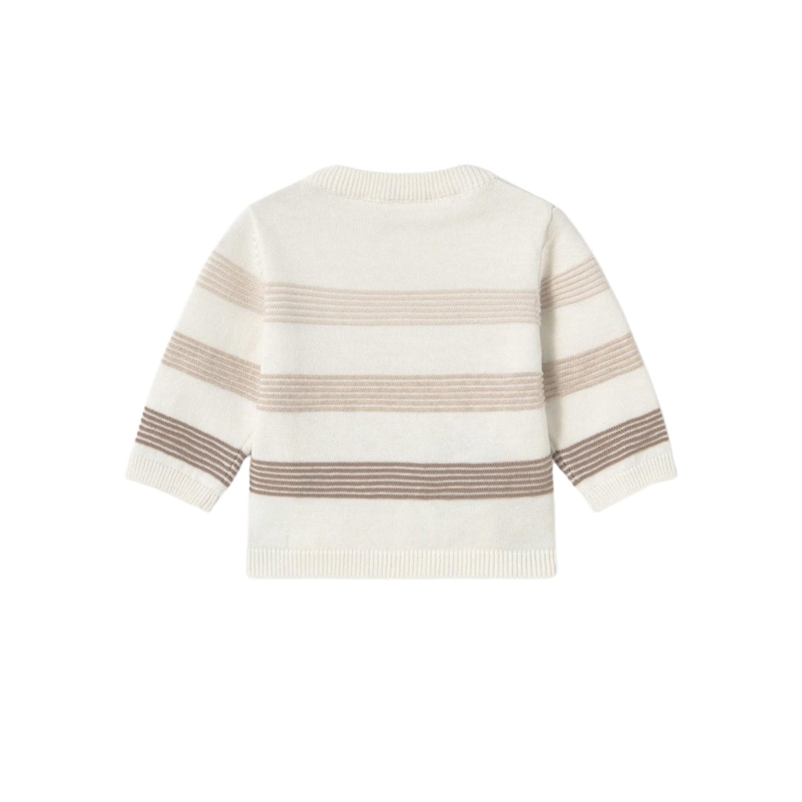 Baby Boy Latte Stripe Sweater