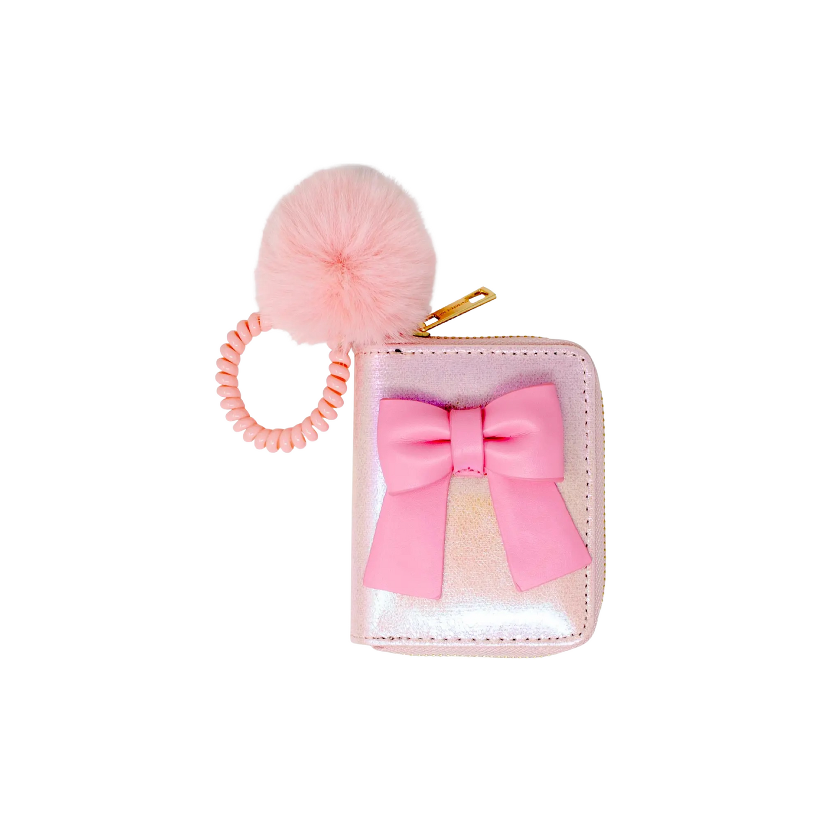 Shiny Jumbo Bow Strap Wallet