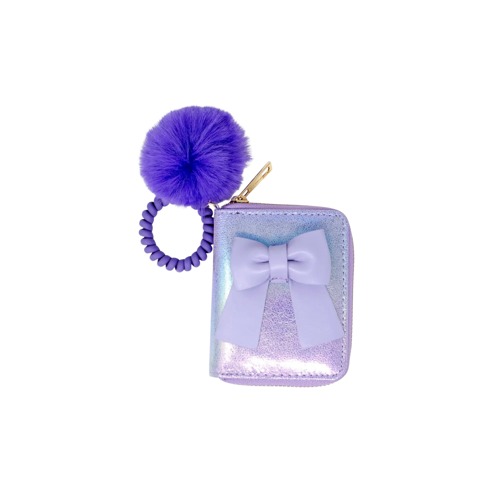 Shiny Jumbo Bow Strap Wallet