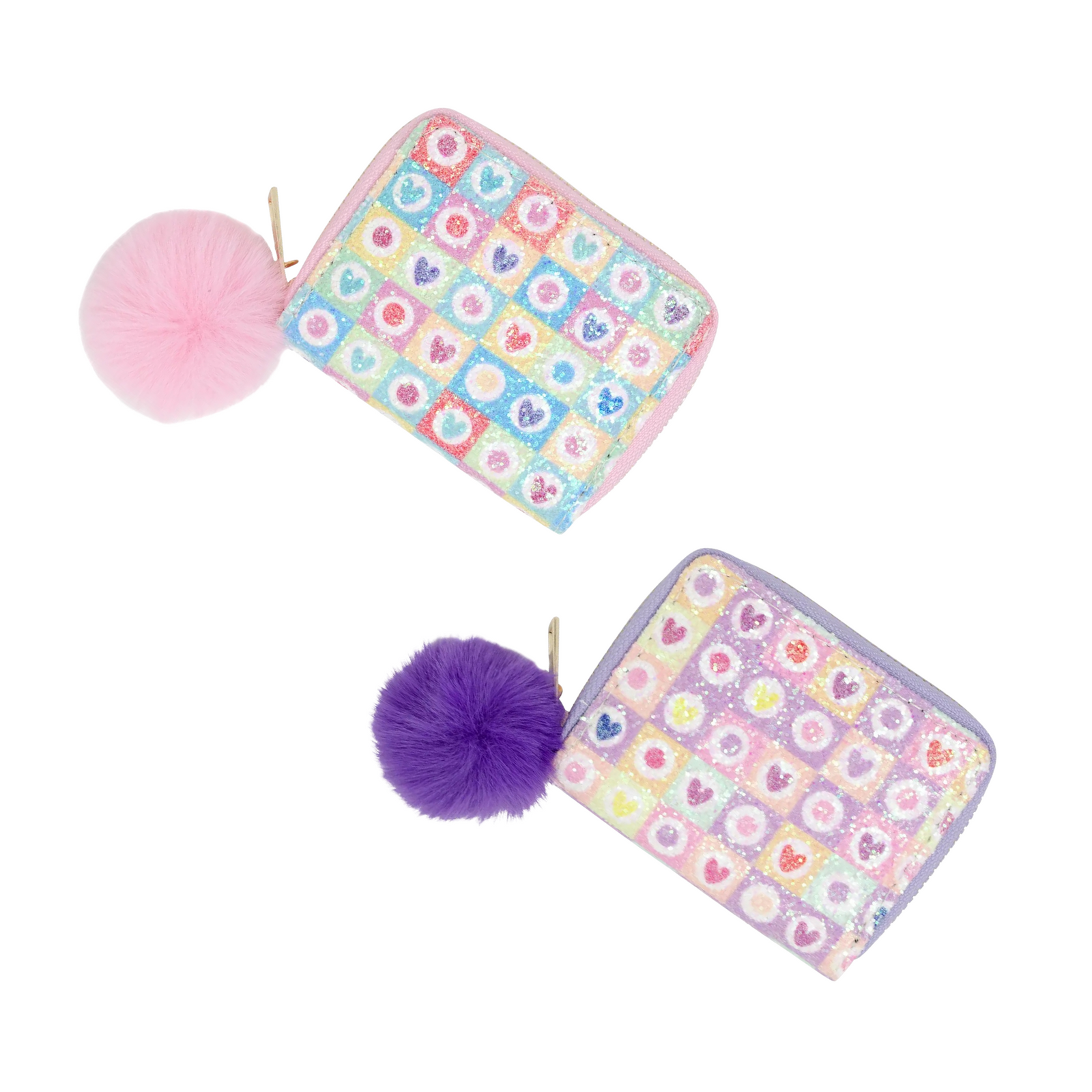 Glitter Hearts Wallet