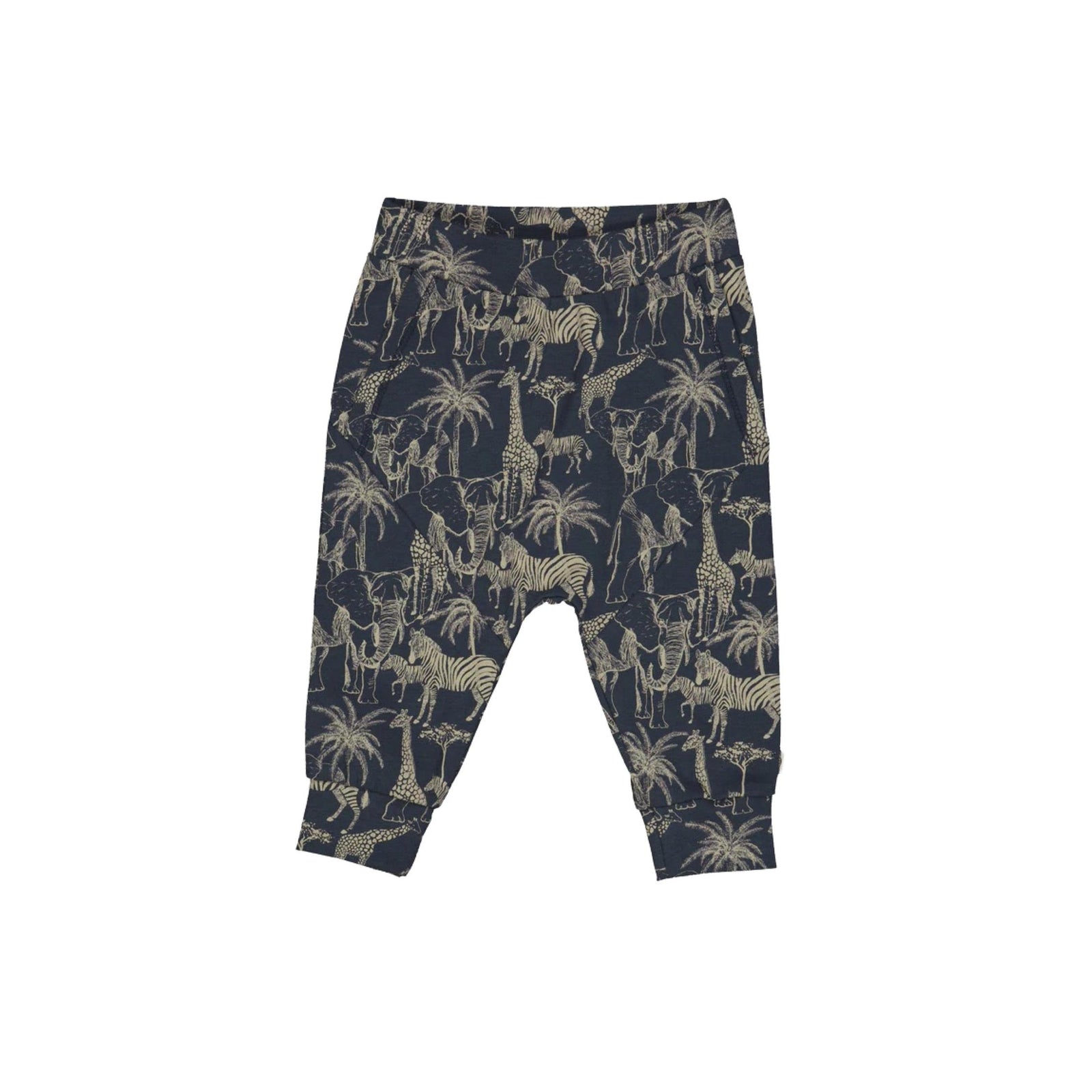 Safari Print Night Blue Pant