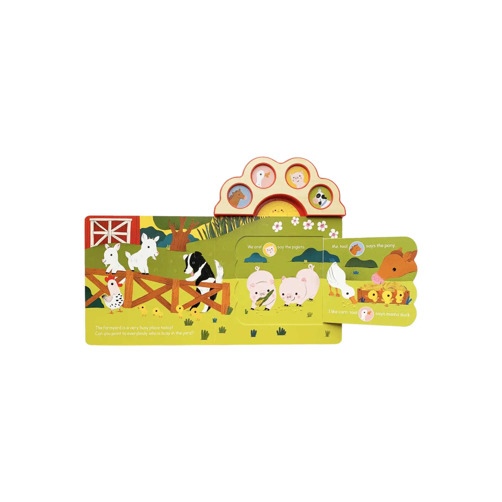Hello, Farm! Lift-A-Flap Animal Sound Book
