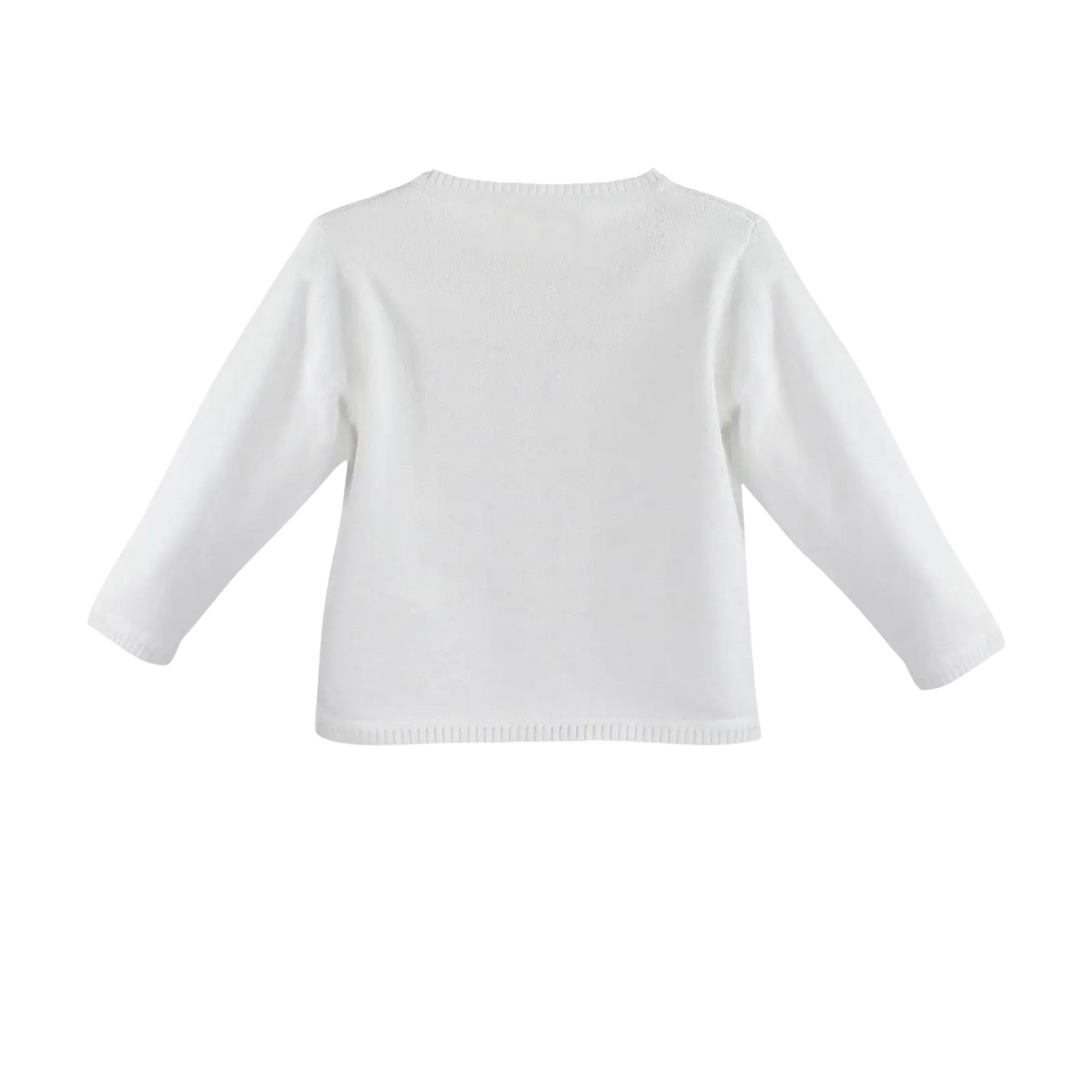 White Ladder Edge Cardigan