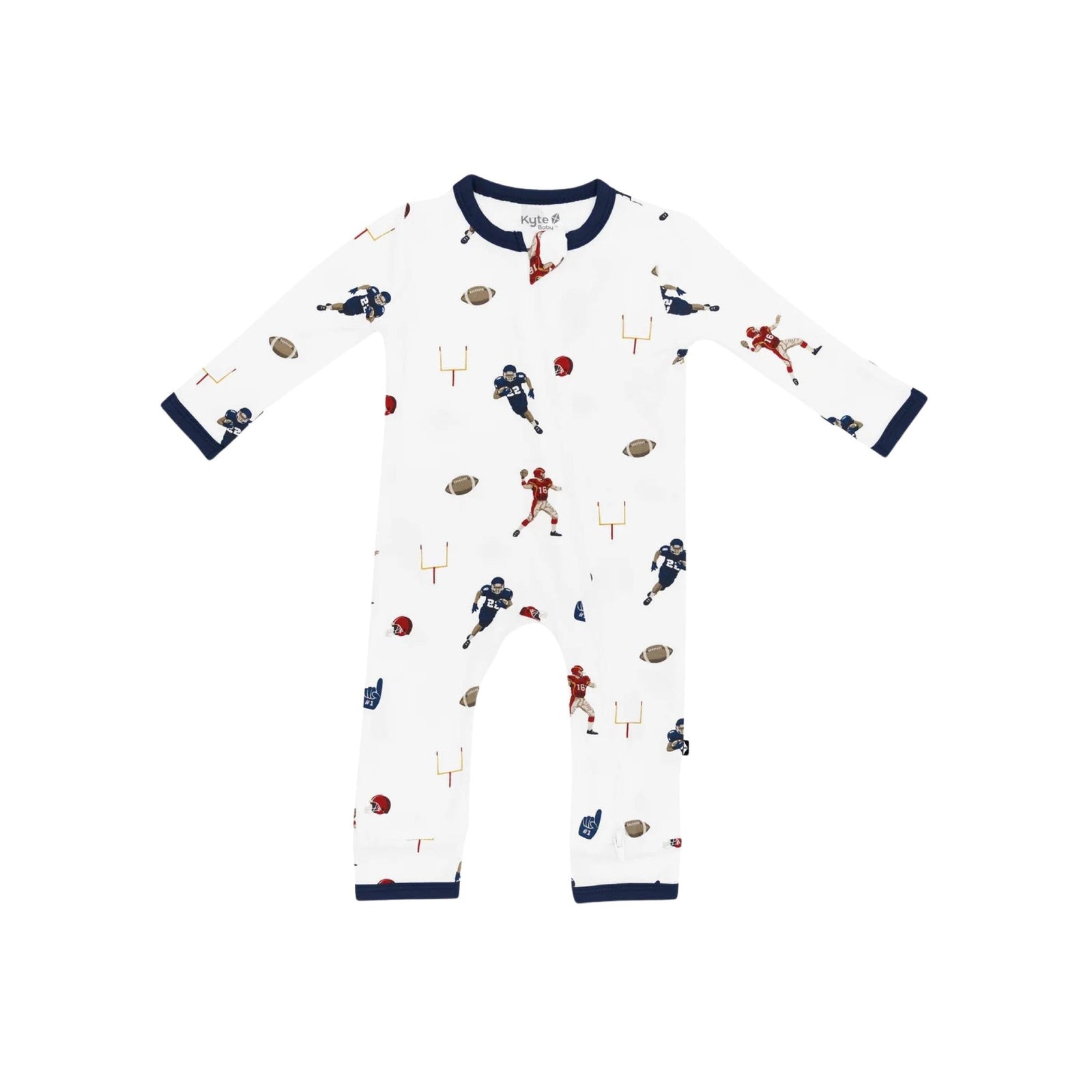 Football Bamboo Romper