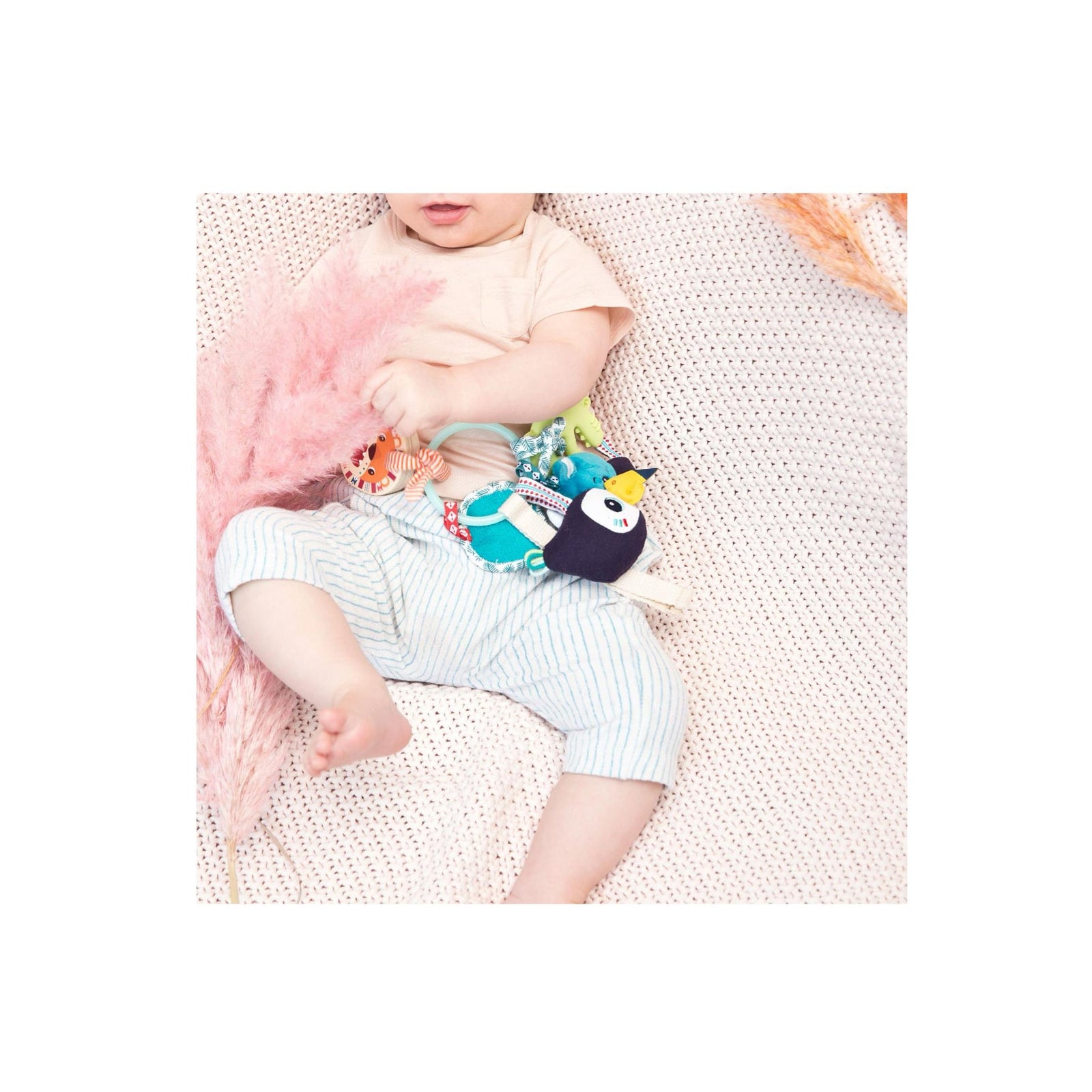 Jungle Sensory Teething Keyring