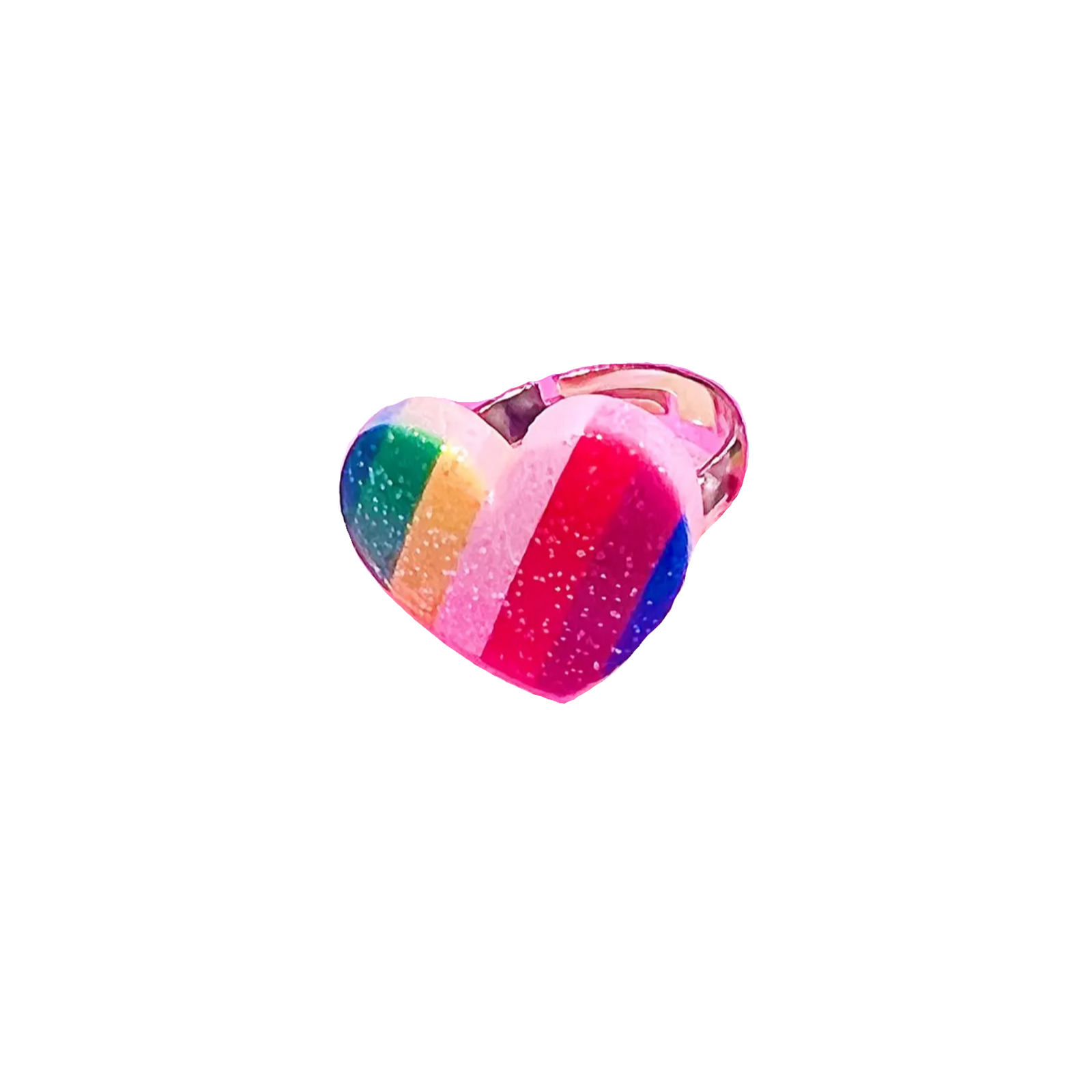 Rainbow Heart Ring